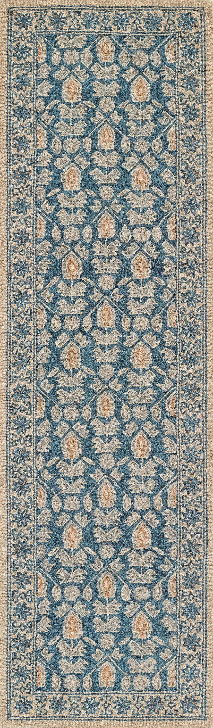 Momeni Tangier  Blue  Traditional