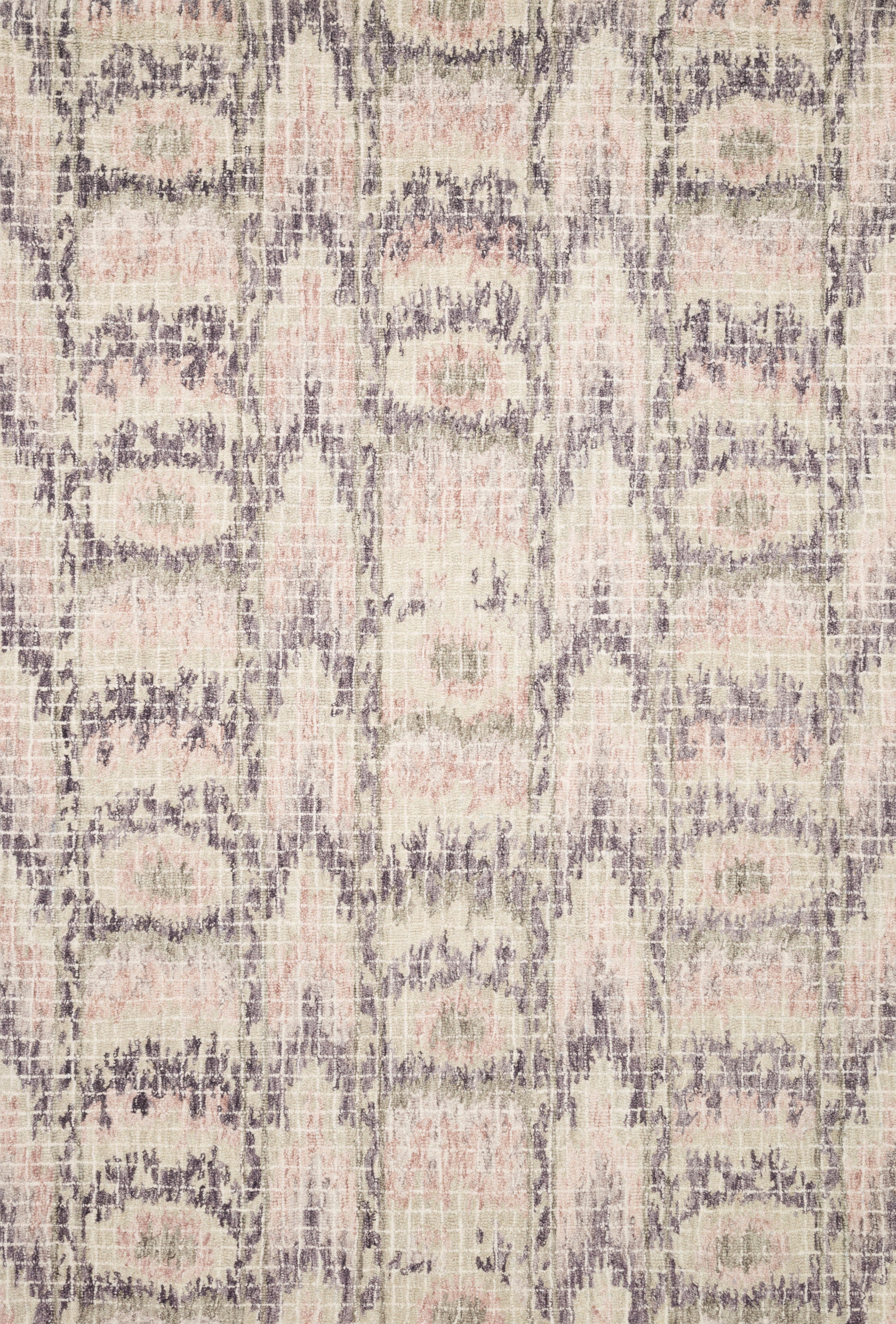 Loloi TATUM TW-06 Blush Raisin Transitional Hooked Rug