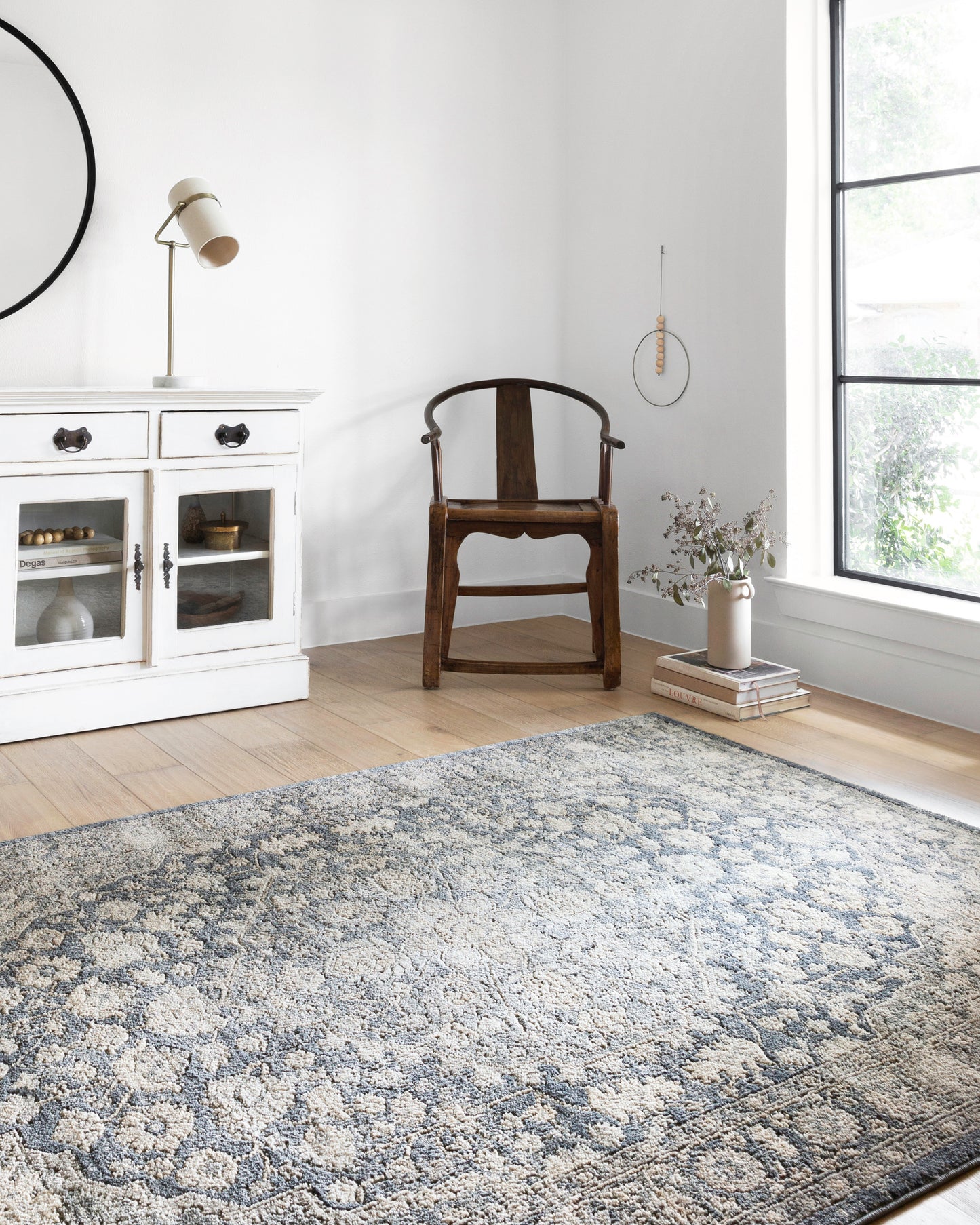 Loloi II Teagan TEA-01 Denim Mist Traditional Power Loomed Rug