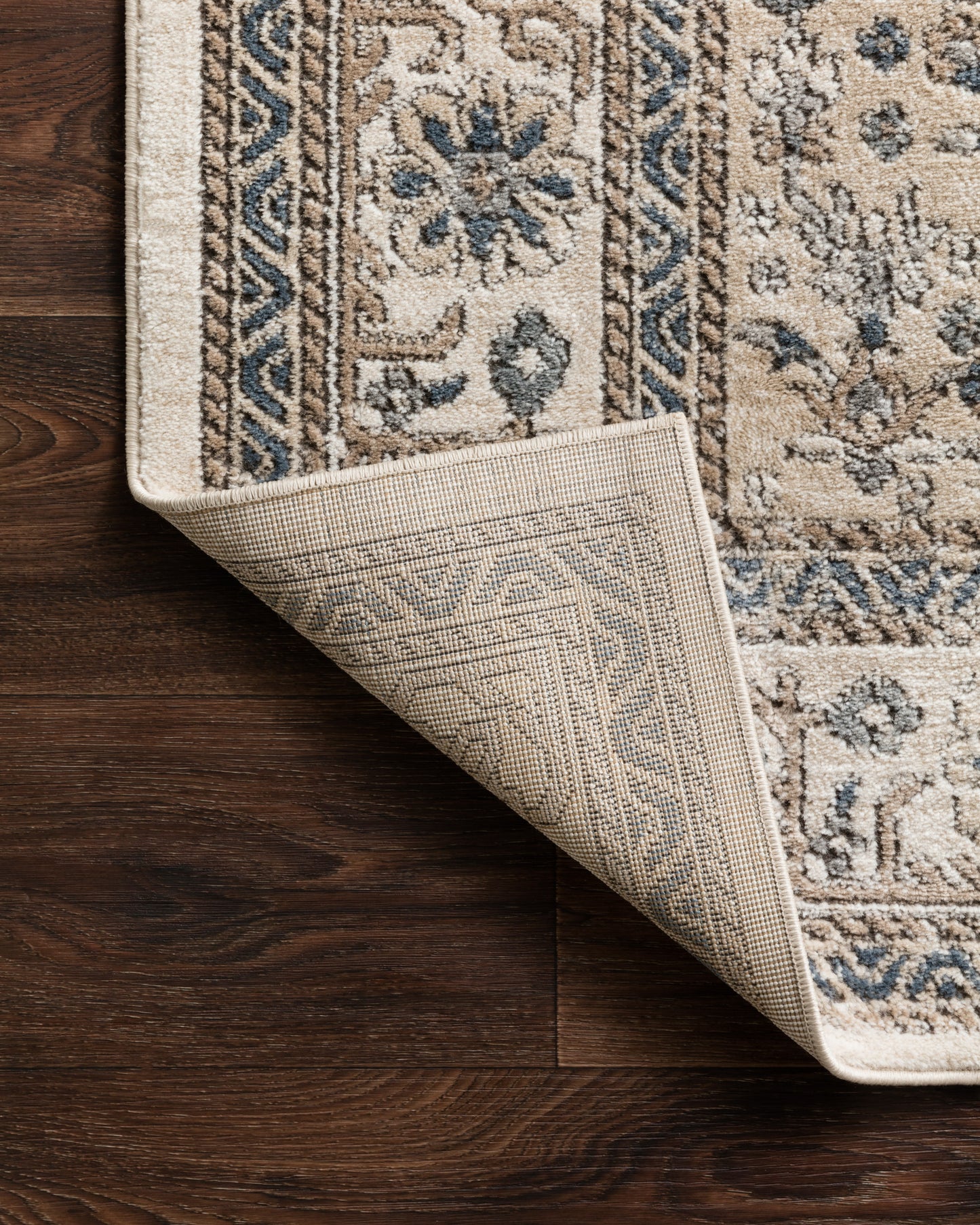 Loloi II Teagan TEA-02 Oatmeal Ivory Traditional Power Loomed Rug