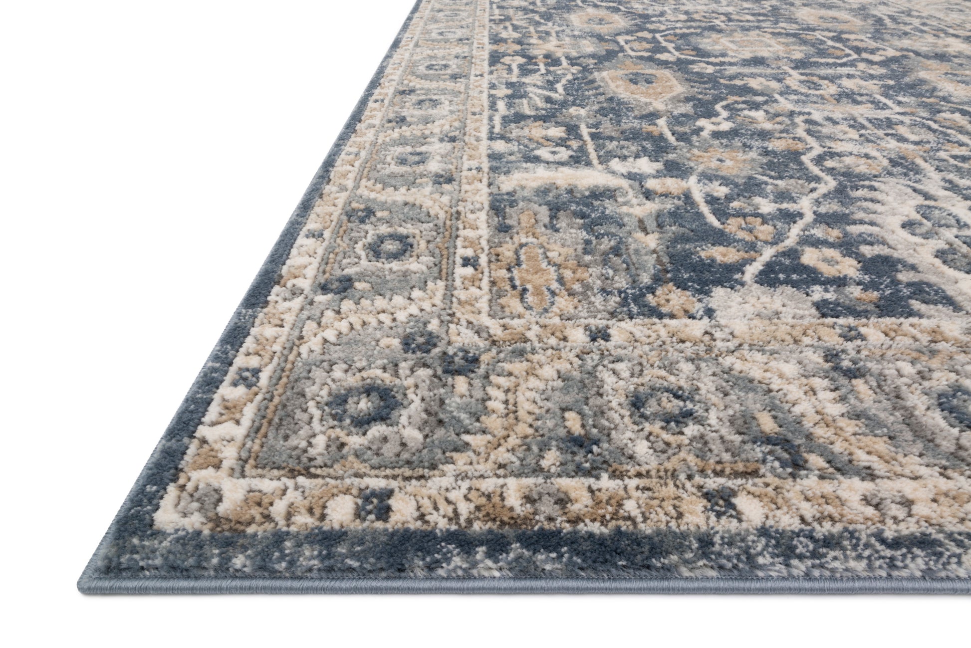 Loloi II Teagan TEA-03 Denim Pebble Traditional Power Loomed Rug