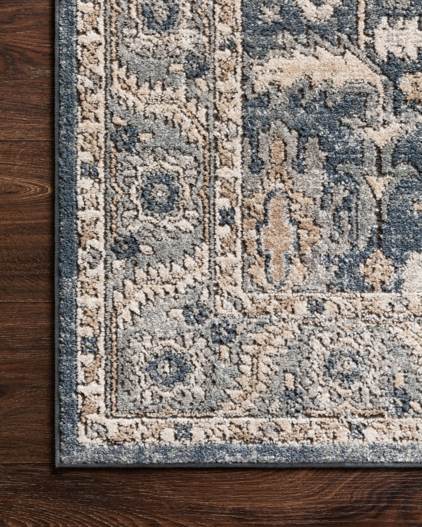 Loloi II Teagan TEA-03 Denim Pebble Traditional Power Loomed Rug