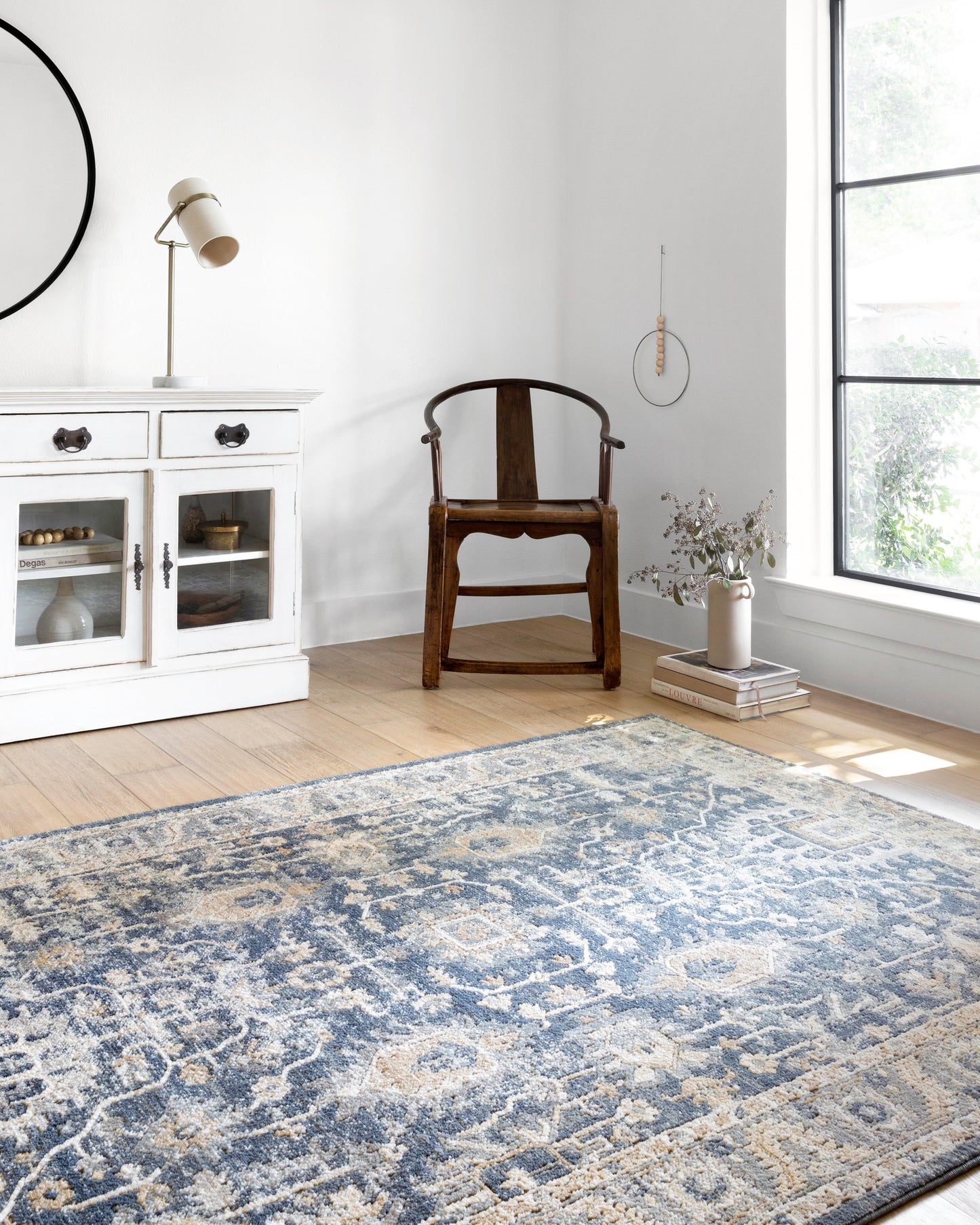 Loloi II Teagan TEA-03 Denim Pebble Traditional Power Loomed Rug