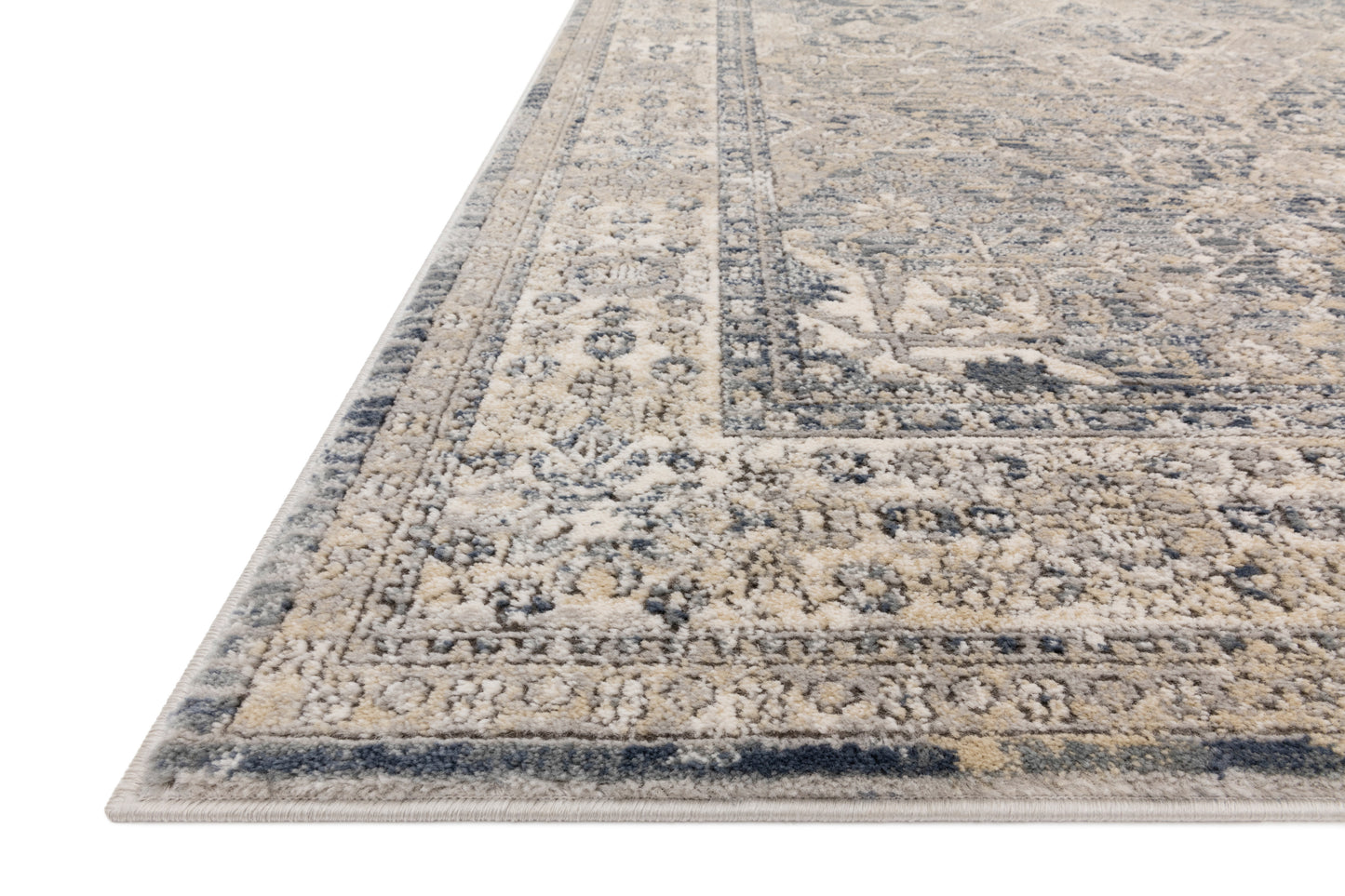 Loloi II Teagan TEA-04 Sky Natural Traditional Power Loomed Rug