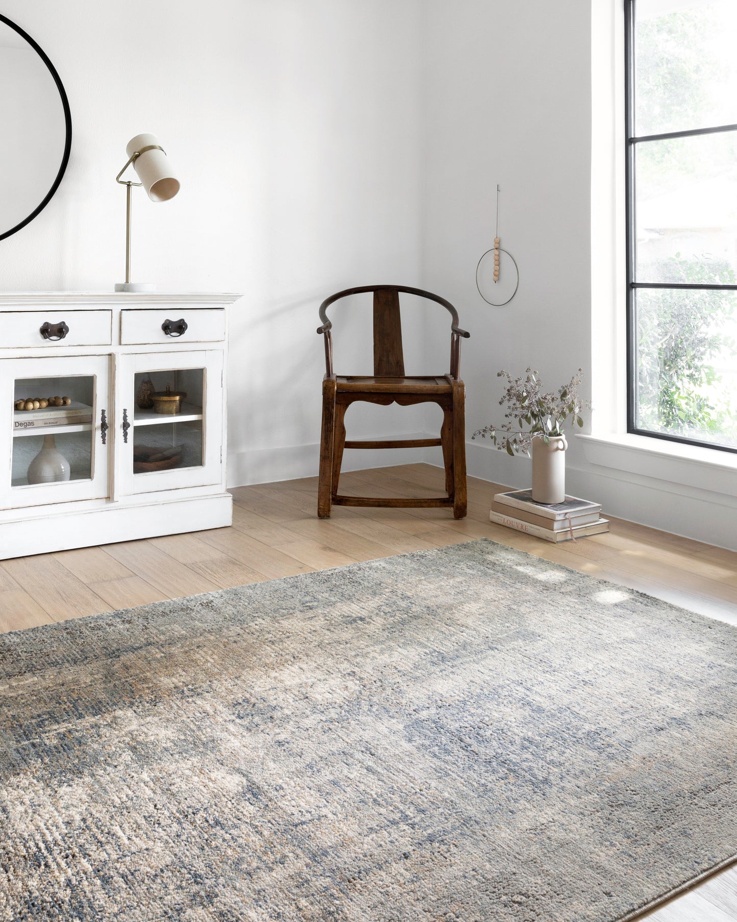 Loloi II Teagan TEA-05 Denim Slate Traditional Power Loomed Rug