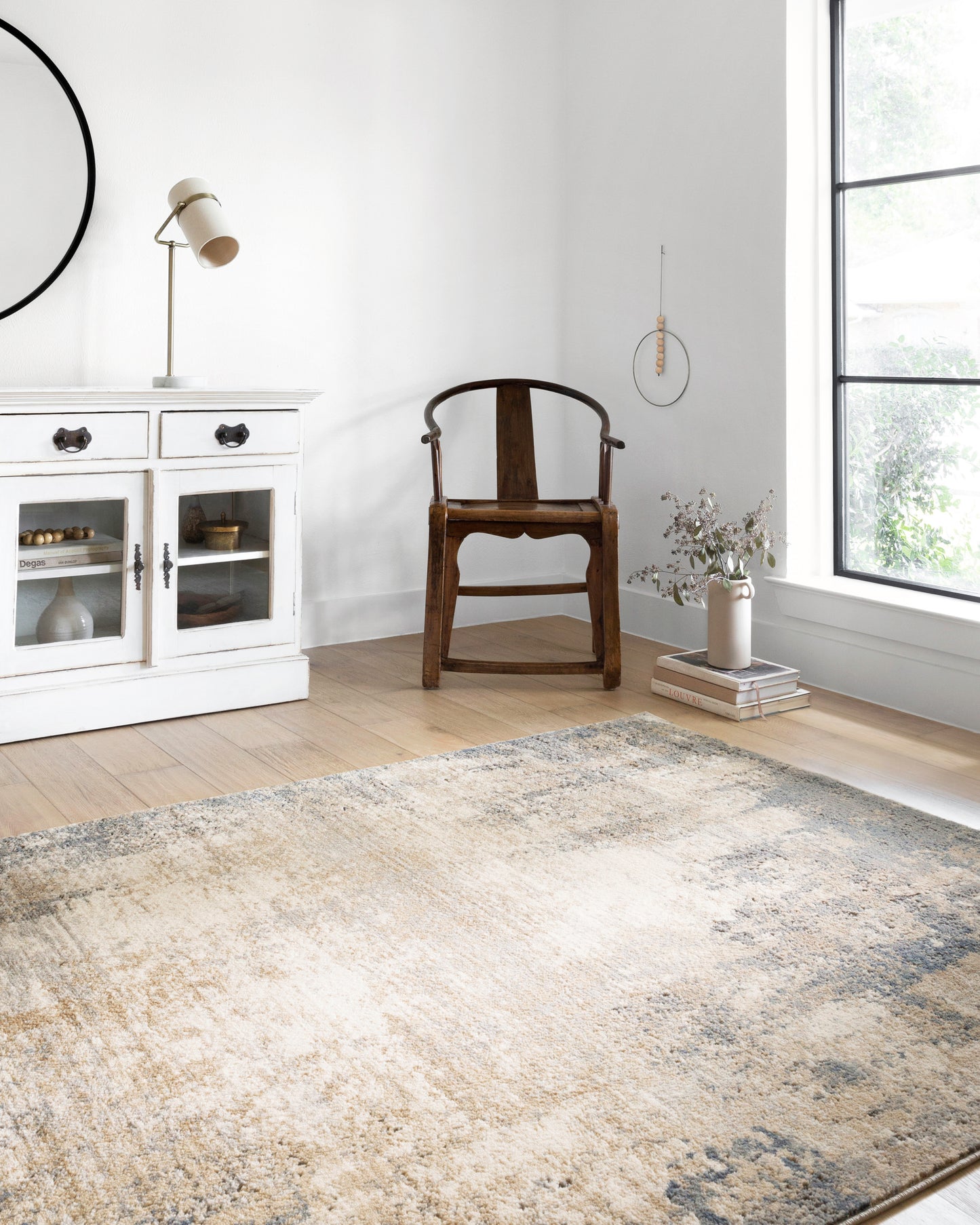 Loloi II Teagan TEA-08 Ivory Mist Traditional Power Loomed Rug