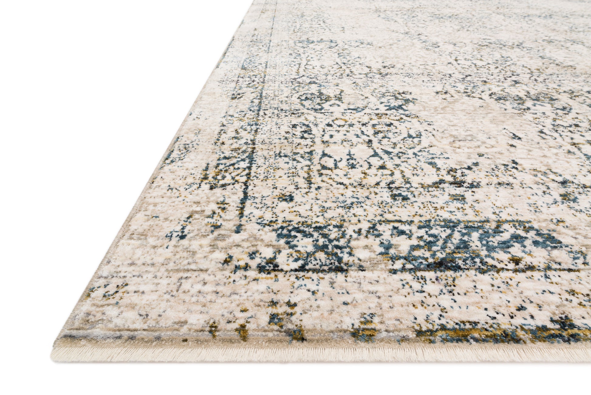 Loloi Theia THE-01 Natural Ocean Traditional Power Loomed Rug