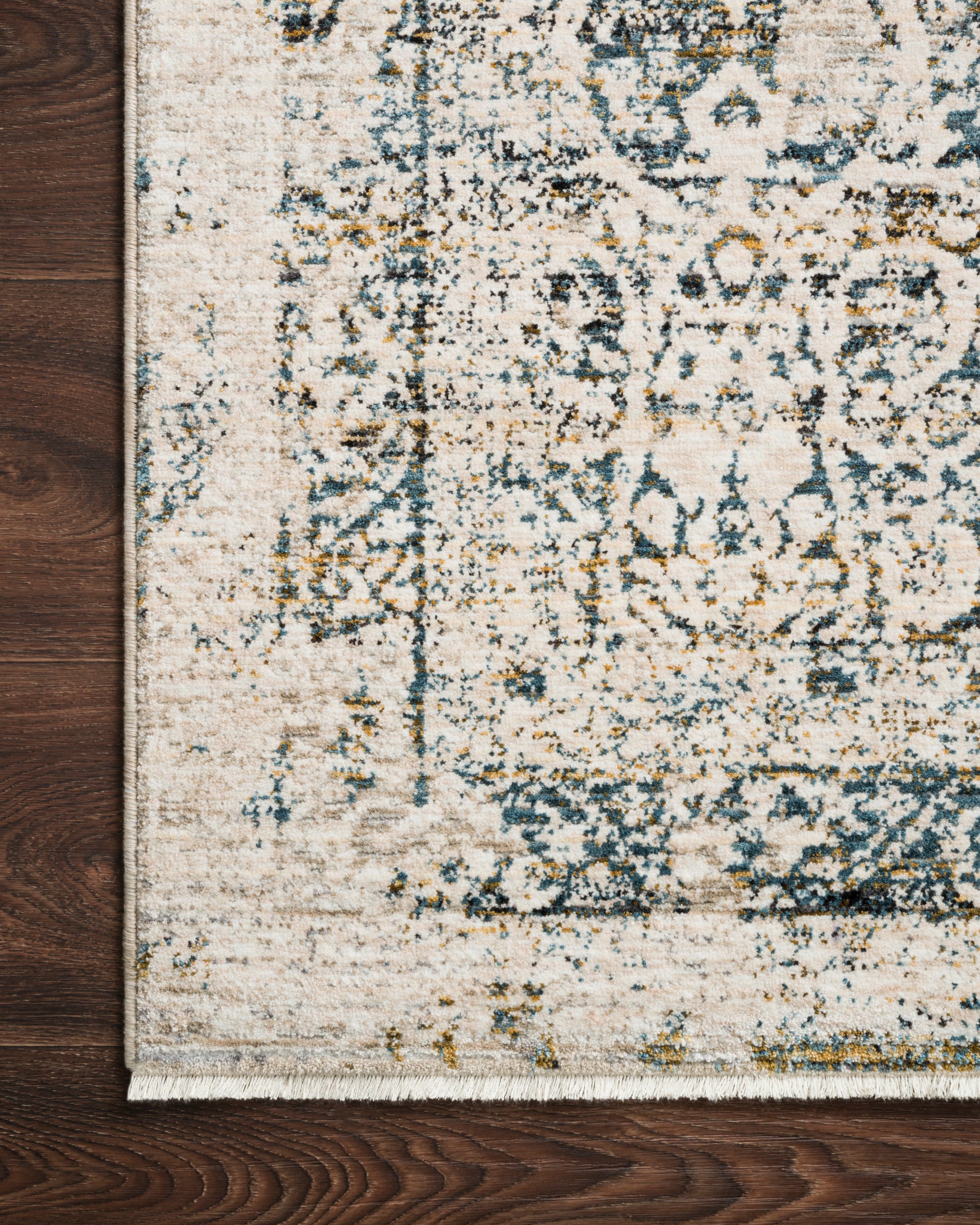 Loloi Theia THE-01 Natural Ocean Traditional Power Loomed Rug