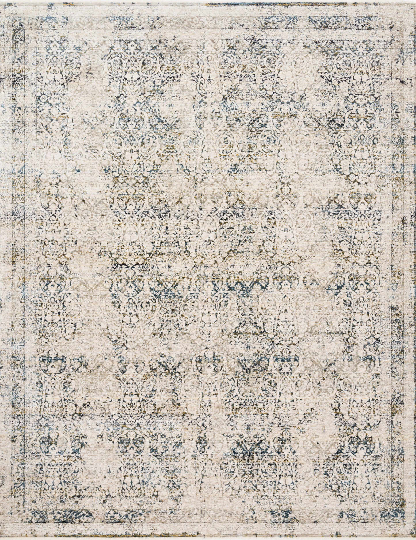 Loloi Theia THE-01 Natural Ocean Traditional Power Loomed Rug