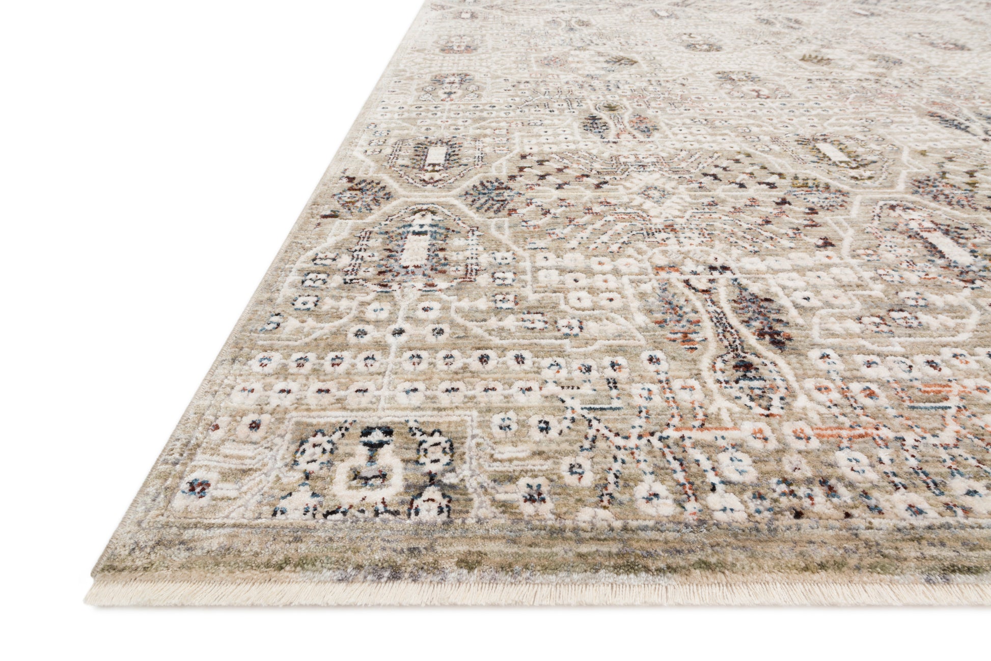 Loloi Theia THE-06 Granite Ivory Traditional Power Loomed Rug