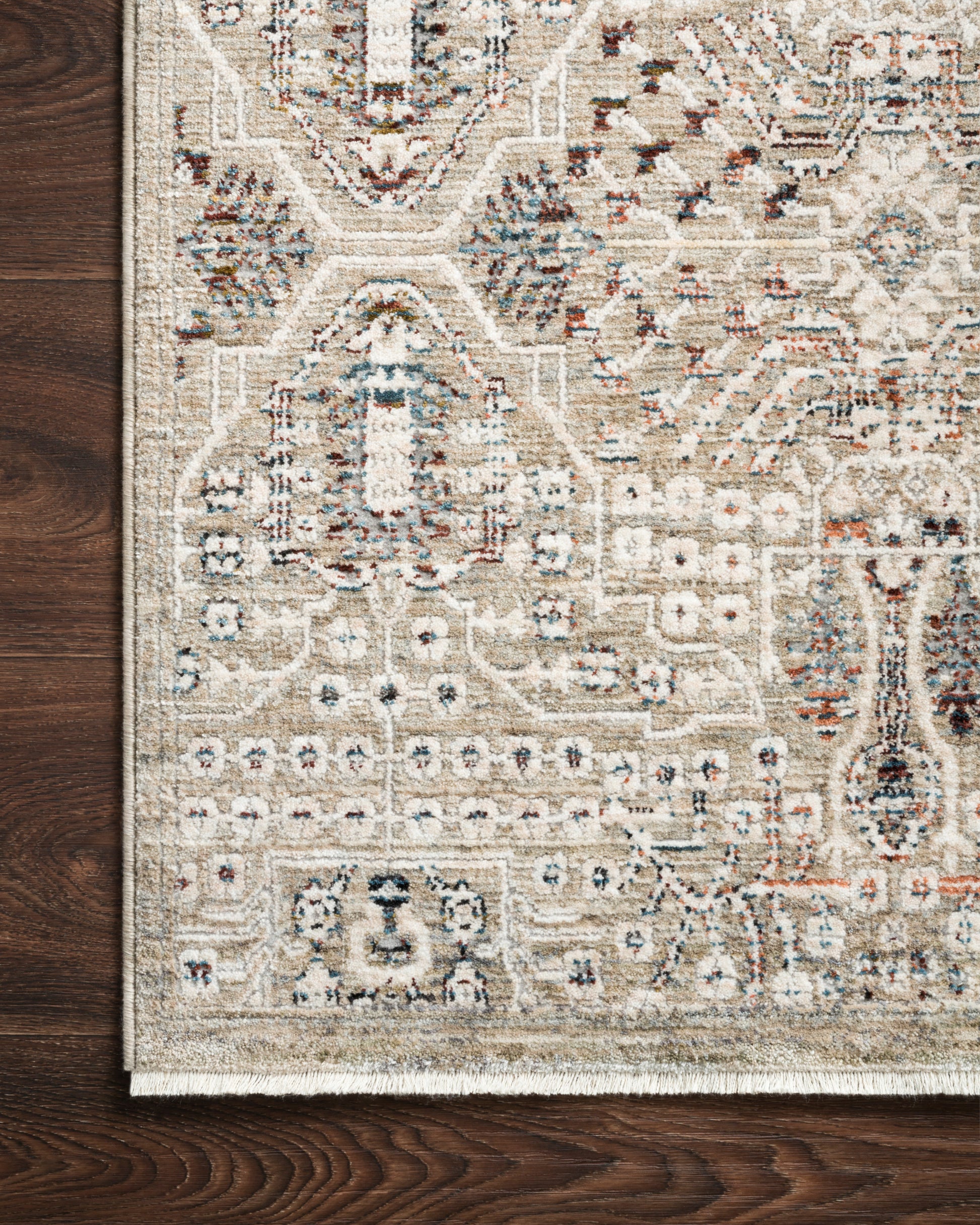 Loloi Theia THE-06 Granite Ivory Traditional Power Loomed Rug