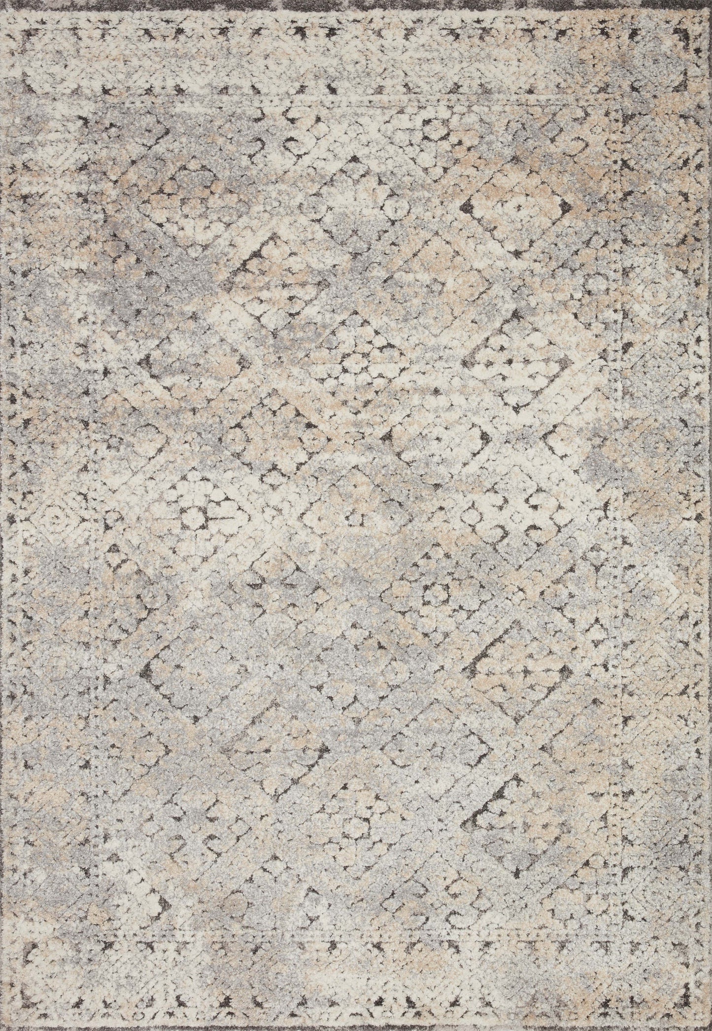 Loloi Theory THY-05 Grey Sand Transitional Power Loomed Rug