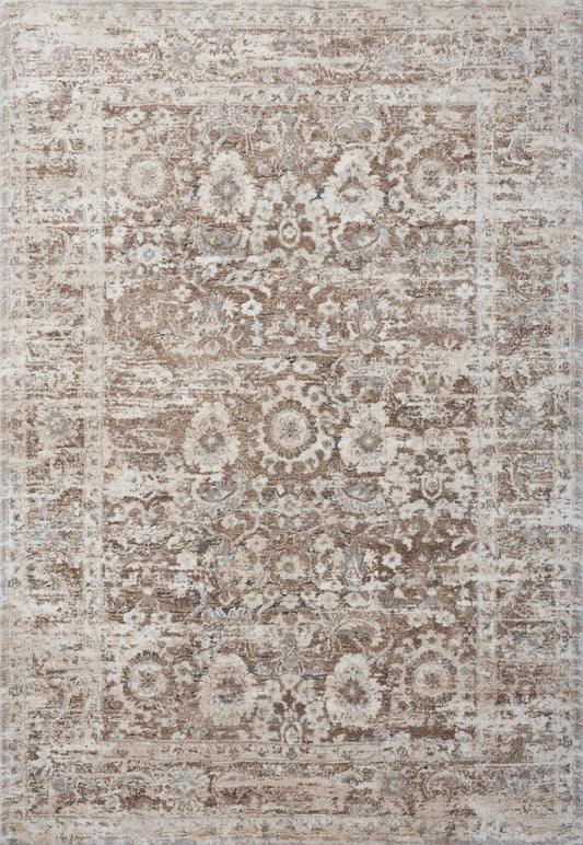 Loloi Theory THY-06 Mocha Natural Transitional Power Loomed Rug