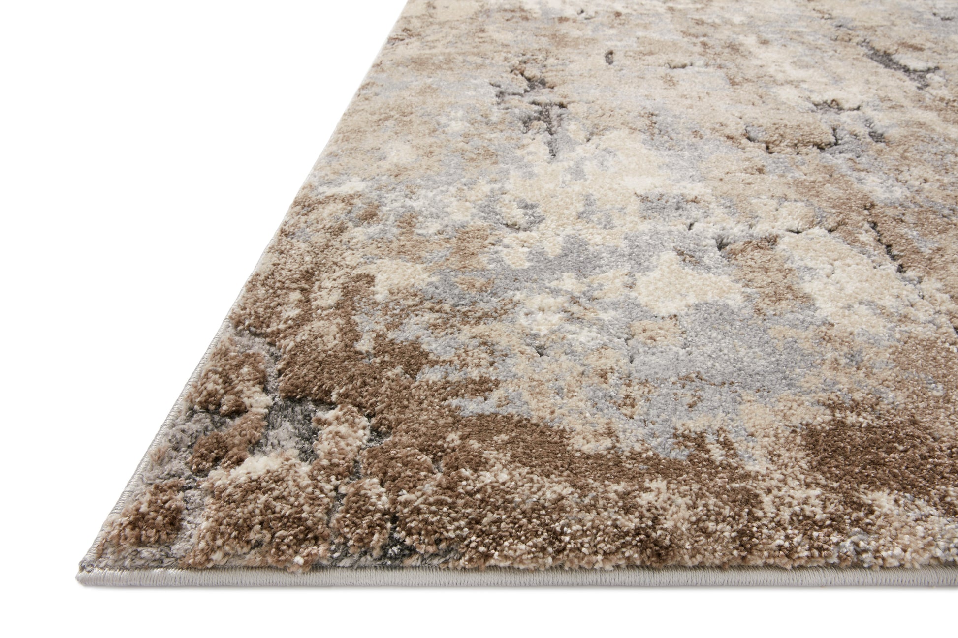 Loloi Theory THY-09 Dove Bark Transitional Power Loomed Rug