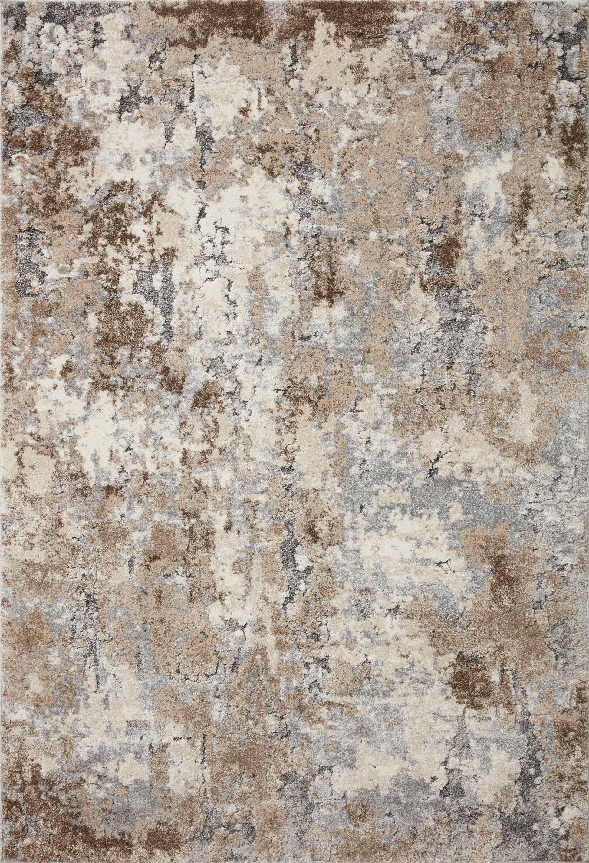 Loloi Theory THY-09 Dove Bark Transitional Power Loomed Rug