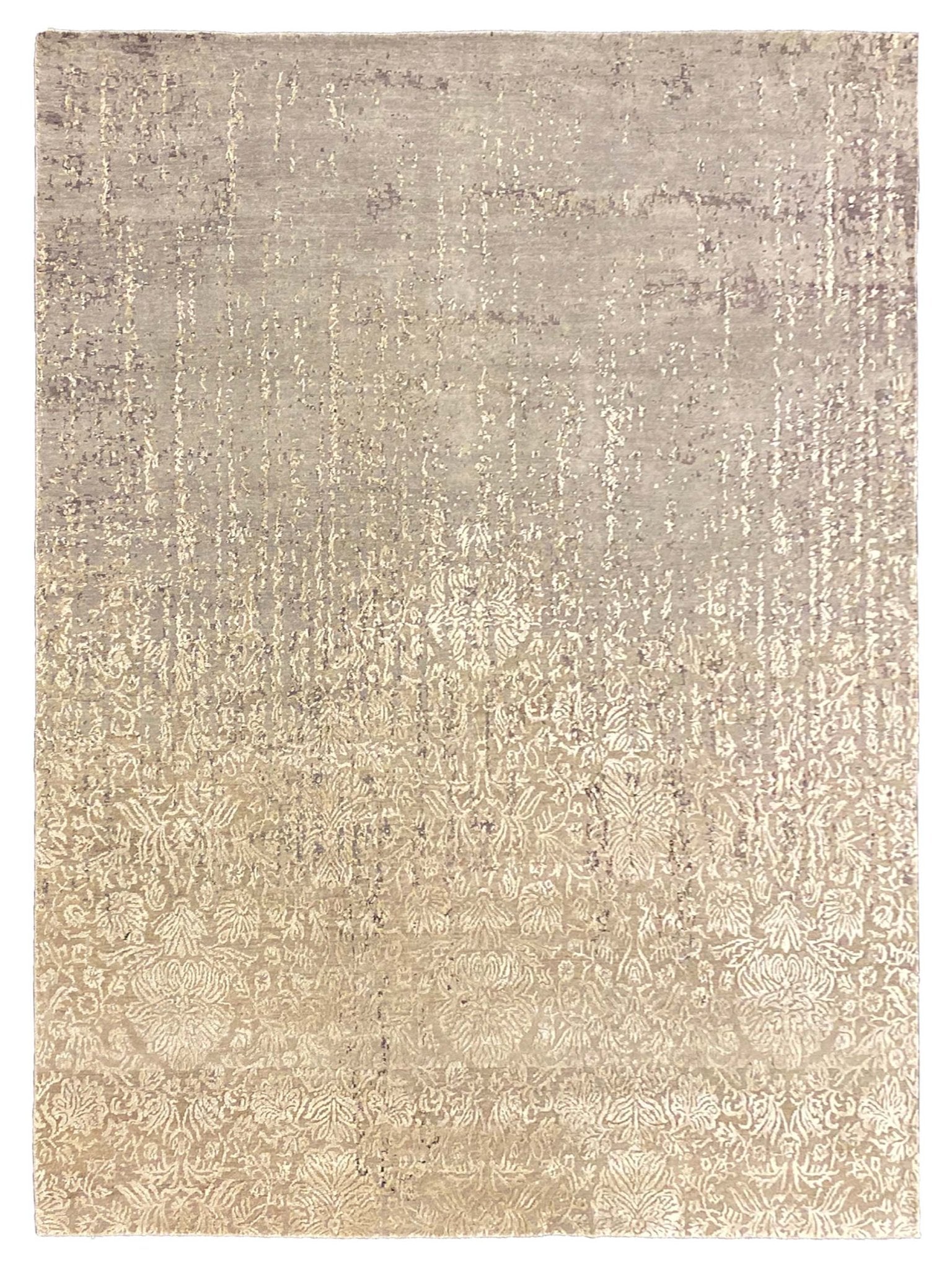 Artisan Toni Grey Silver Transitional Knotted Rug - Rugs - Artisan - Atlanta Designer Rugs