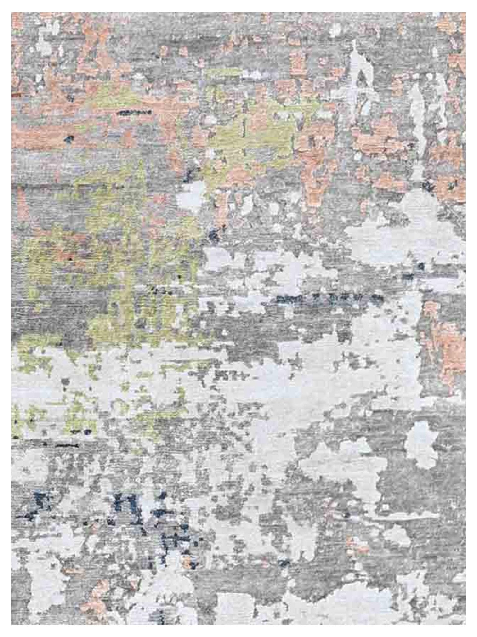 Artisan Toni Silver Multi Contemporary Knotted Rug - Rugs - Artisan - Atlanta Designer Rugs