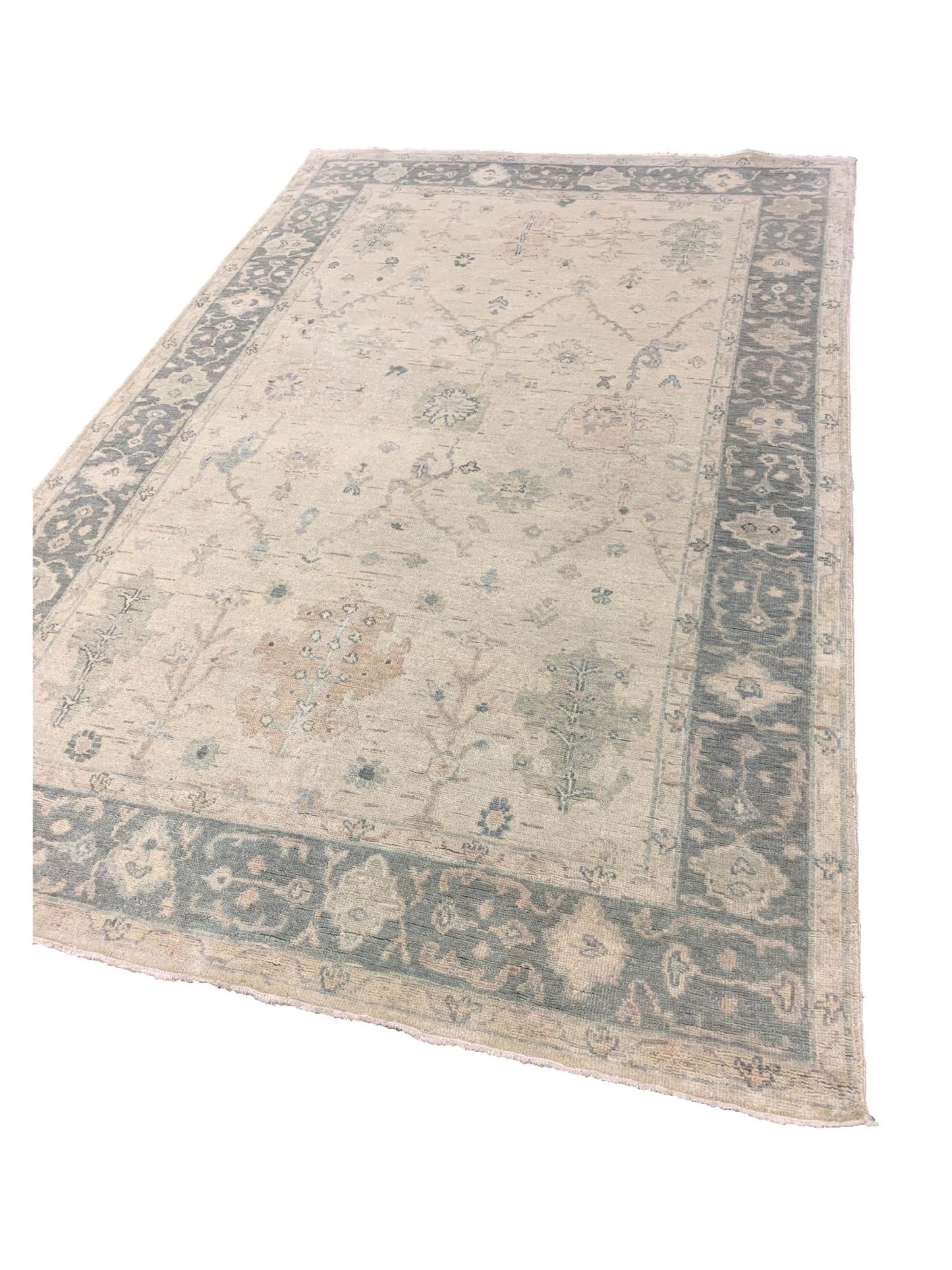 Artisan Julie Beige Brown Transitional Knotted Rug - Rugs - Artisan - Atlanta Designer Rugs