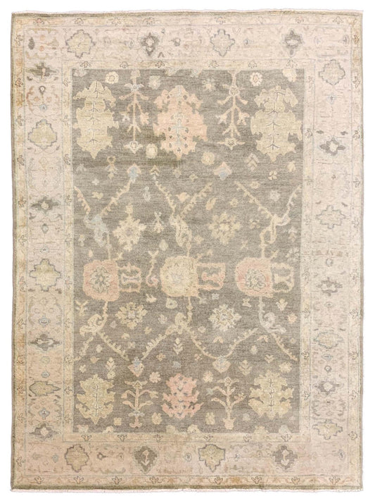 Artisan Julie Brown Beige Transitional Knotted Rug - Rugs - Artisan - Atlanta Designer Rugs