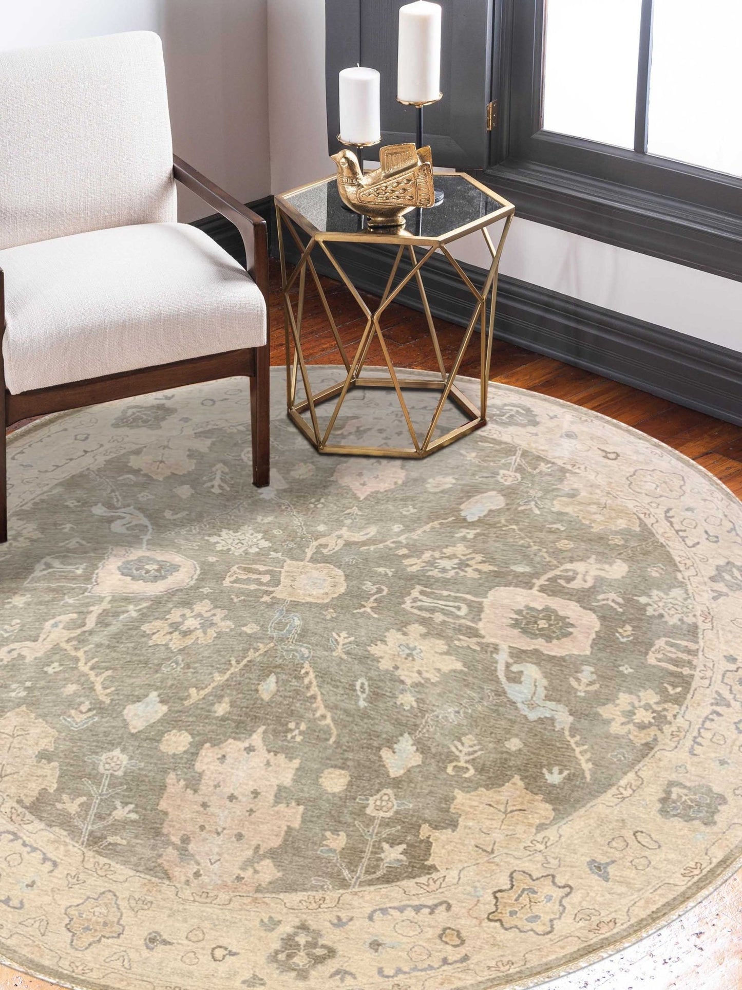 Artisan Julie Brown Beige Transitional Knotted Rug - Rugs - Artisan - Atlanta Designer Rugs