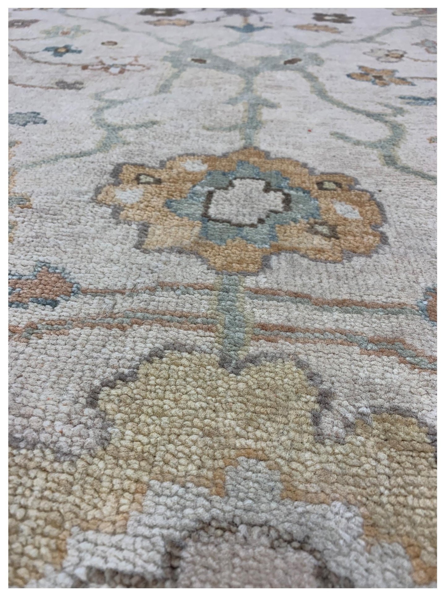 Artisan Julie Beige Beige Transitional Knotted Rug - Rugs - Artisan - Atlanta Designer Rugs