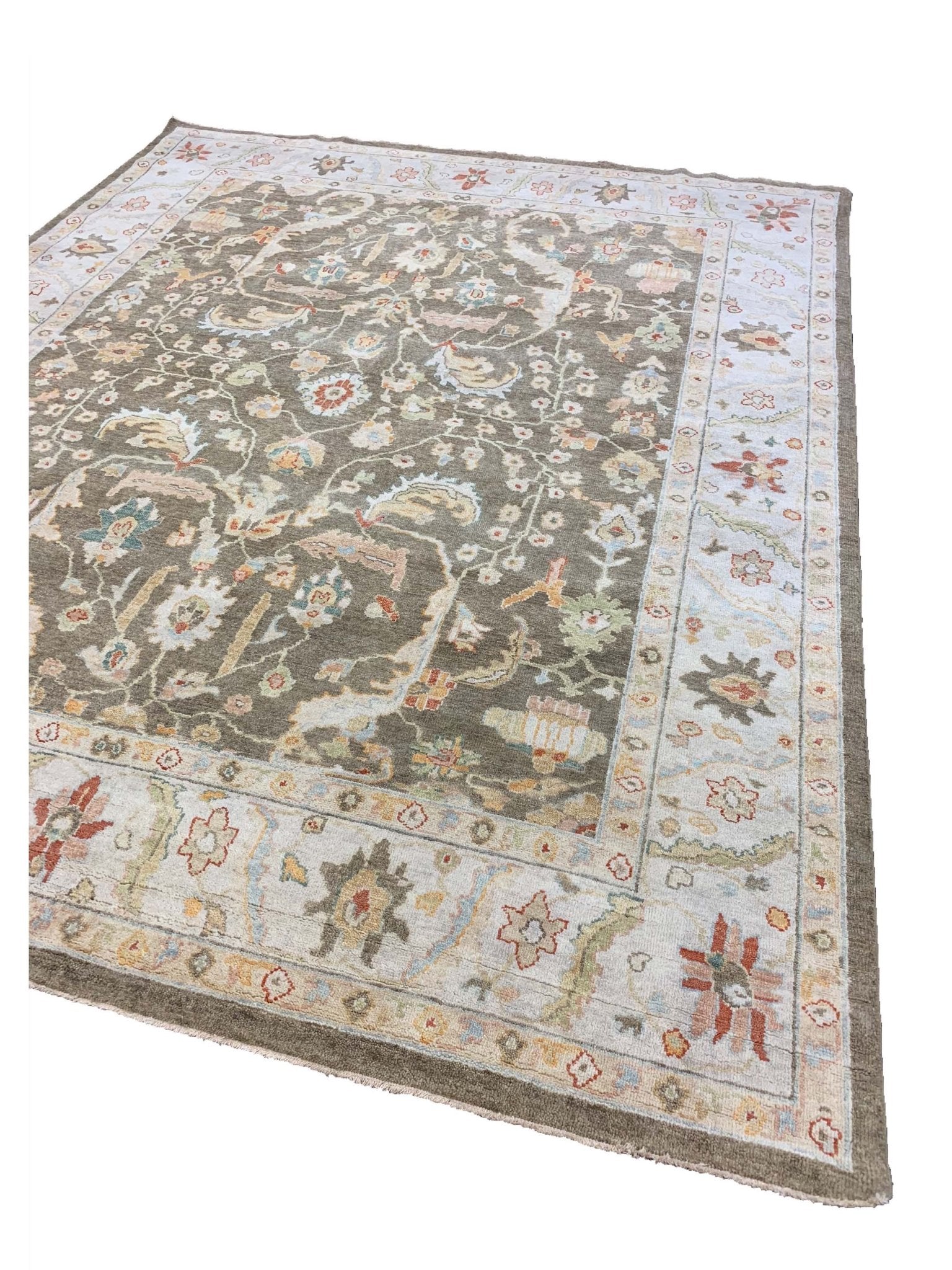 Artisan Julie Brown Lt.Grey Transitional Knotted Rug - Rugs - Artisan - Atlanta Designer Rugs