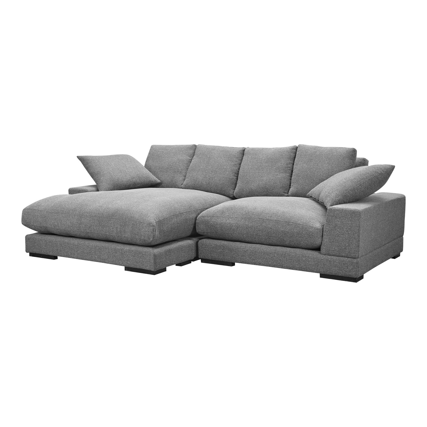 Moes Home Sectionals Plunge Grey Contemporary Furniture