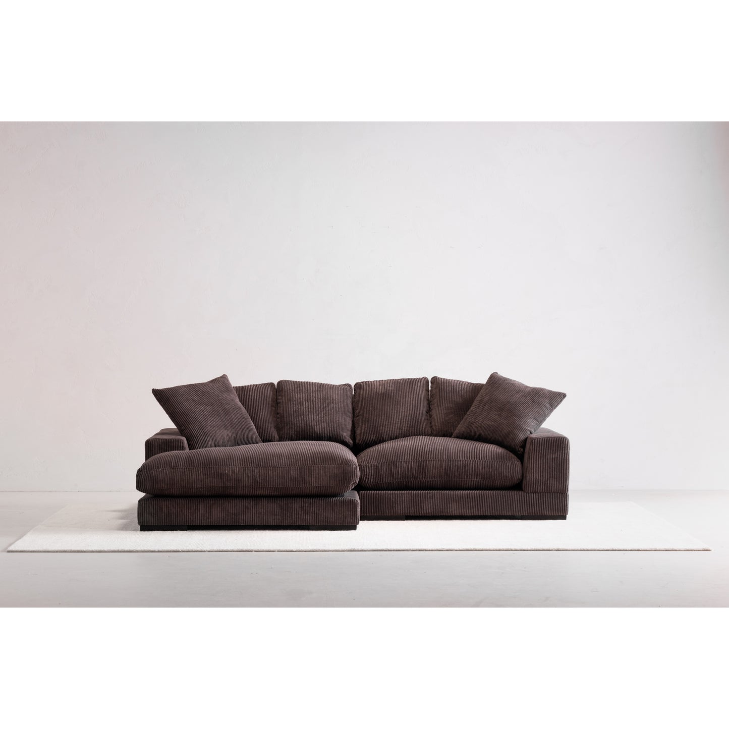 Moes Home Sectionals Plunge Brown Contemporary Furniture