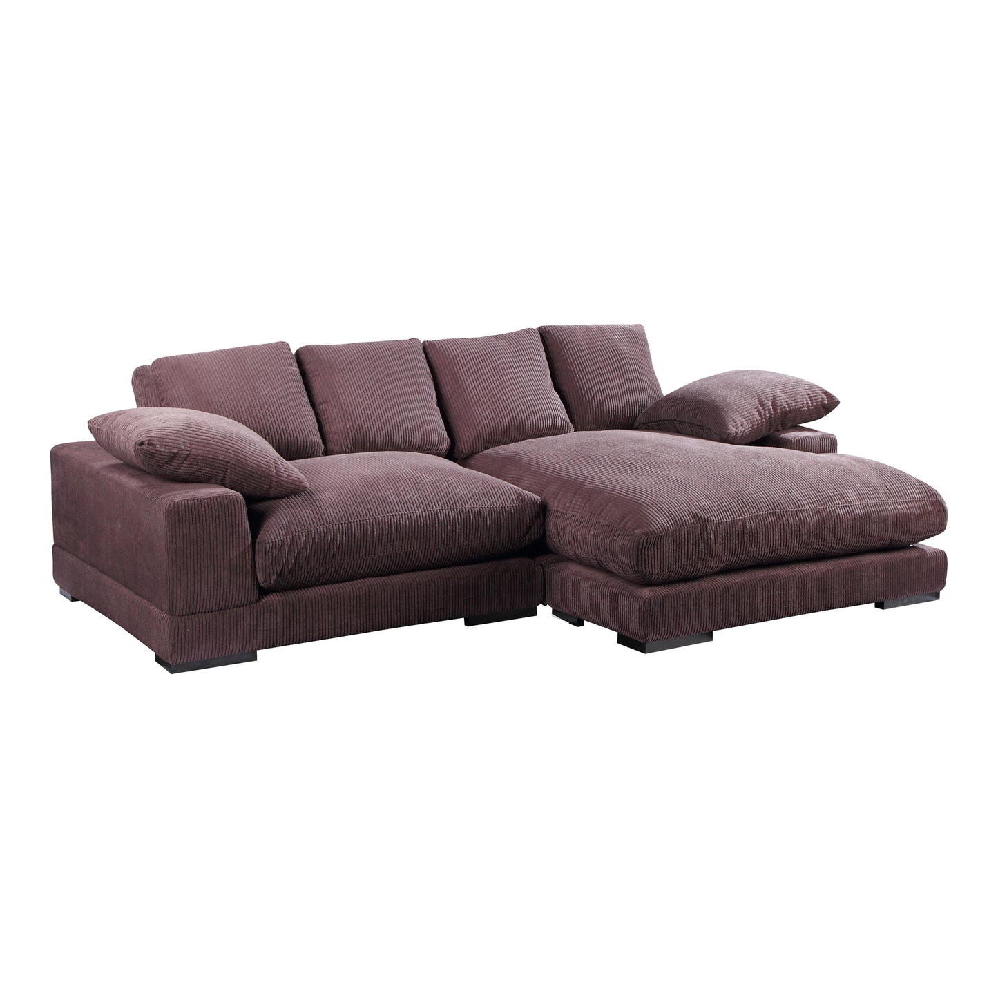 Moes Home Sectionals Plunge Brown Contemporary Furniture