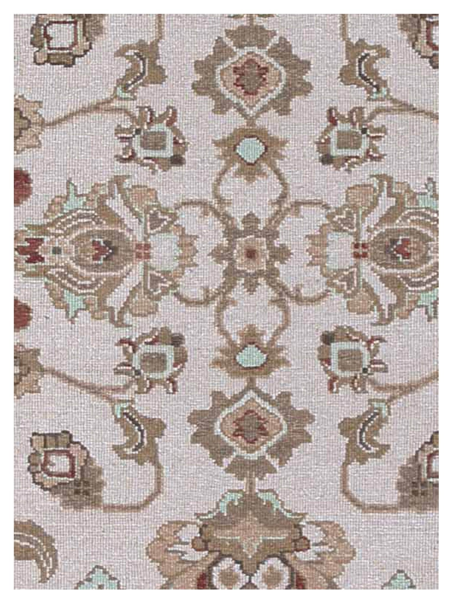 Artisan Sandra Ivory Soft Green Traditional Knotted Rug - Rugs - Artisan - Atlanta Designer Rugs