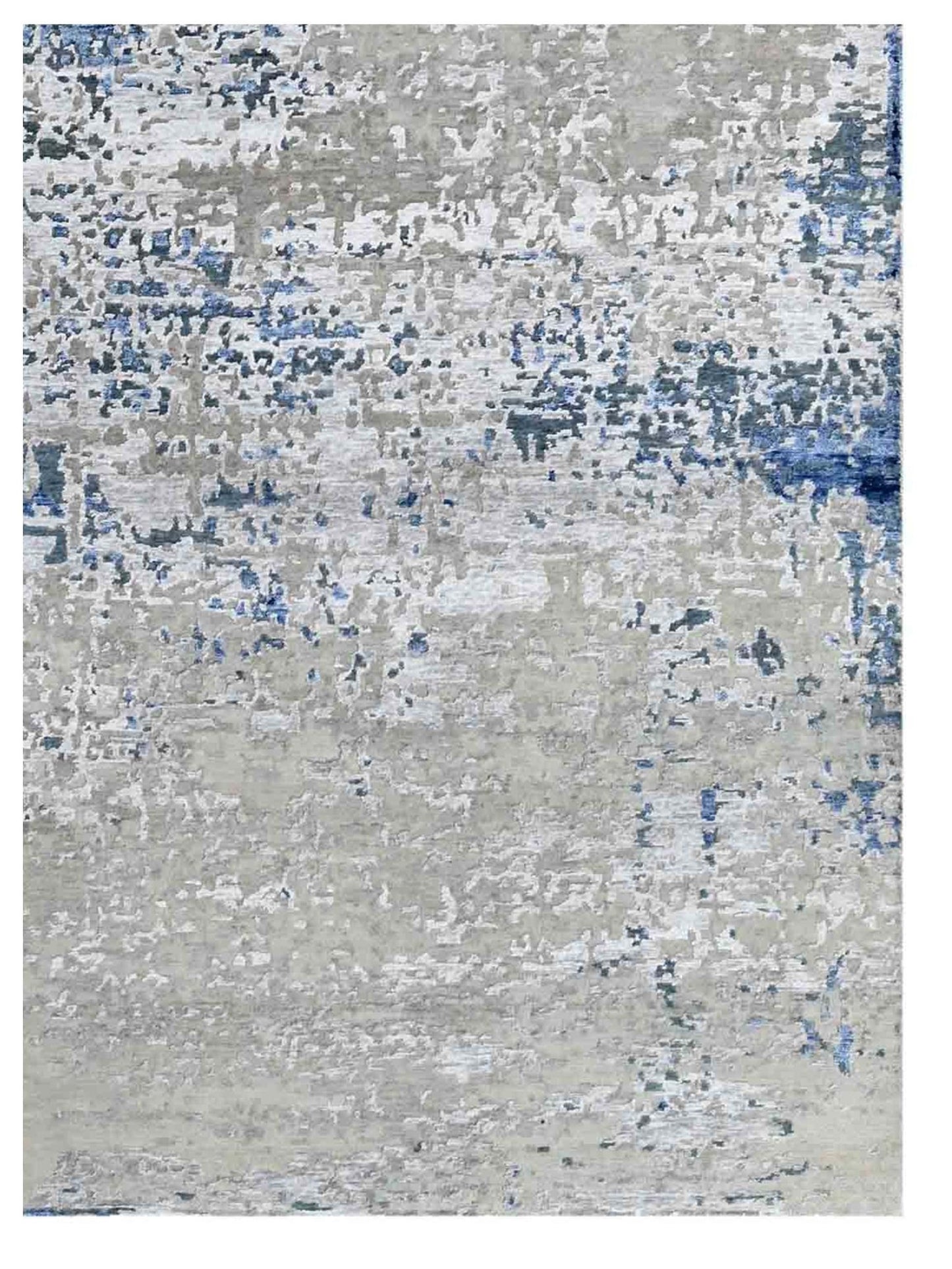 Artisan Tawny Blue Contemporary Knotted Rug - Rugs - Artisan - Atlanta Designer Rugs