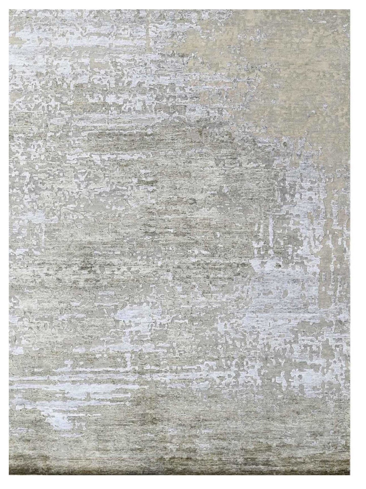 Artisan Tawny Grey Contemporary Knotted Rug - Rugs - Artisan - Atlanta Designer Rugs