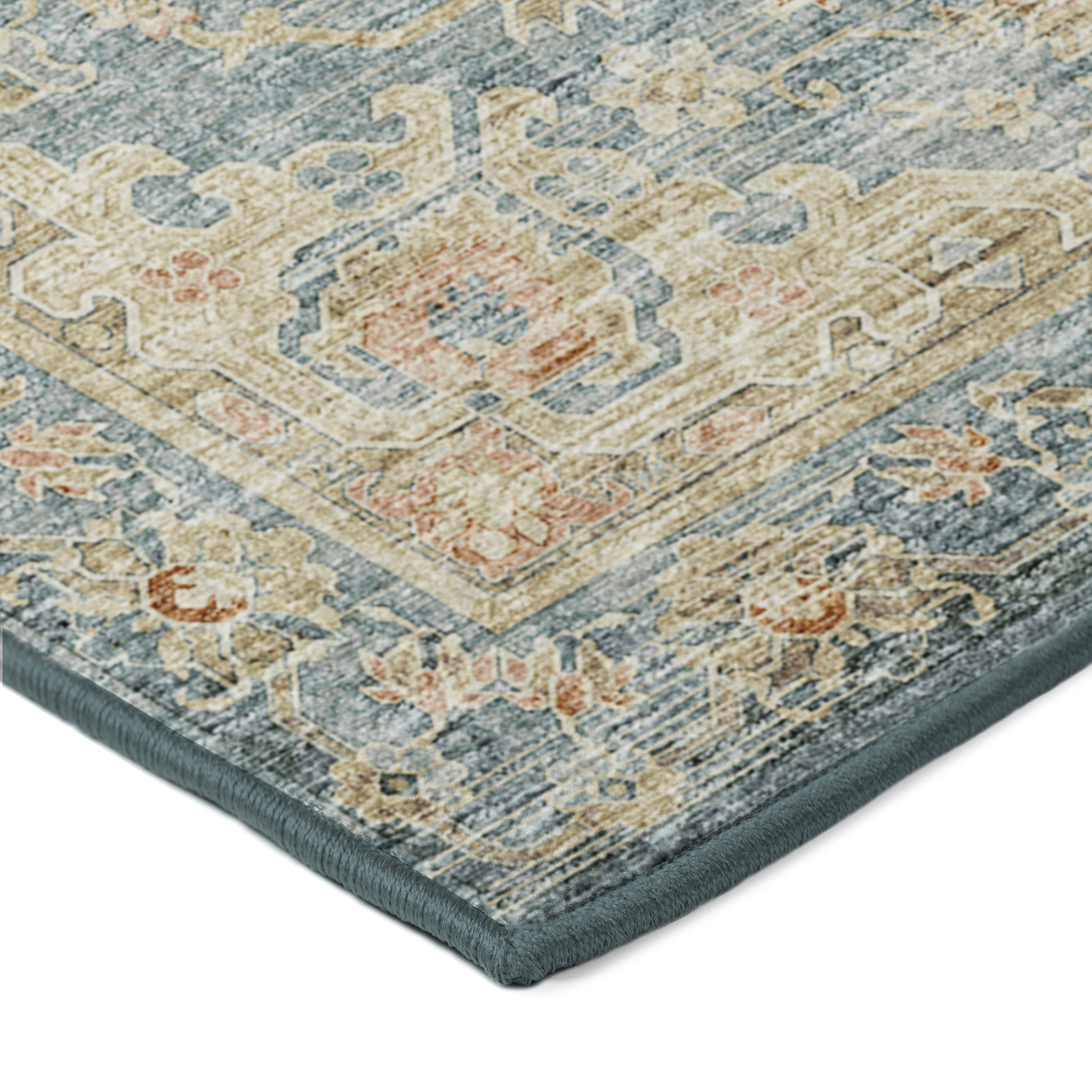 Dalyn Rugs Tuscany TU13 Teal Traditional Rug - Rugs - Dalyn Rugs - Atlanta Designer Rugs