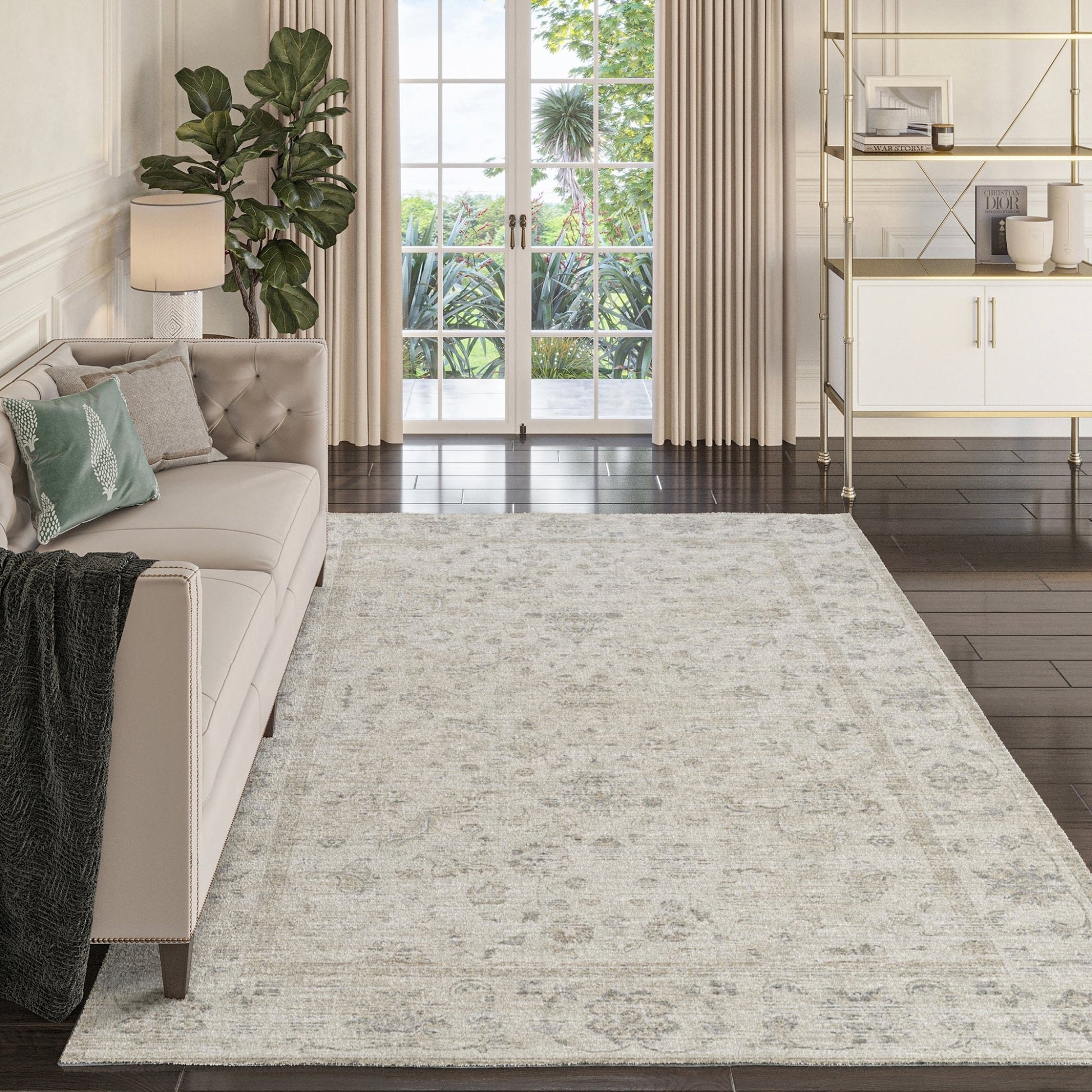 Dalyn Rugs Tuscany TU3 Ivory Traditional Rug - Rugs - Dalyn Rugs - Atlanta Designer Rugs