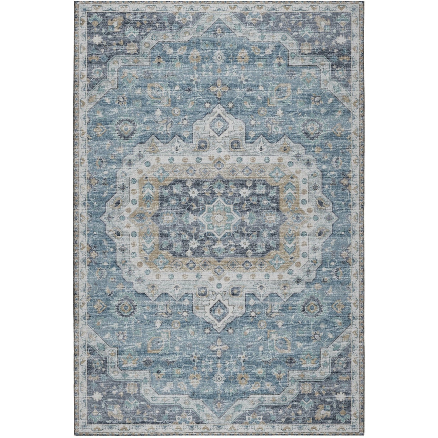 Dalyn Rugs Tuscany TU4 Blue Traditional Rug - Rugs - Dalyn Rugs - Atlanta Designer Rugs