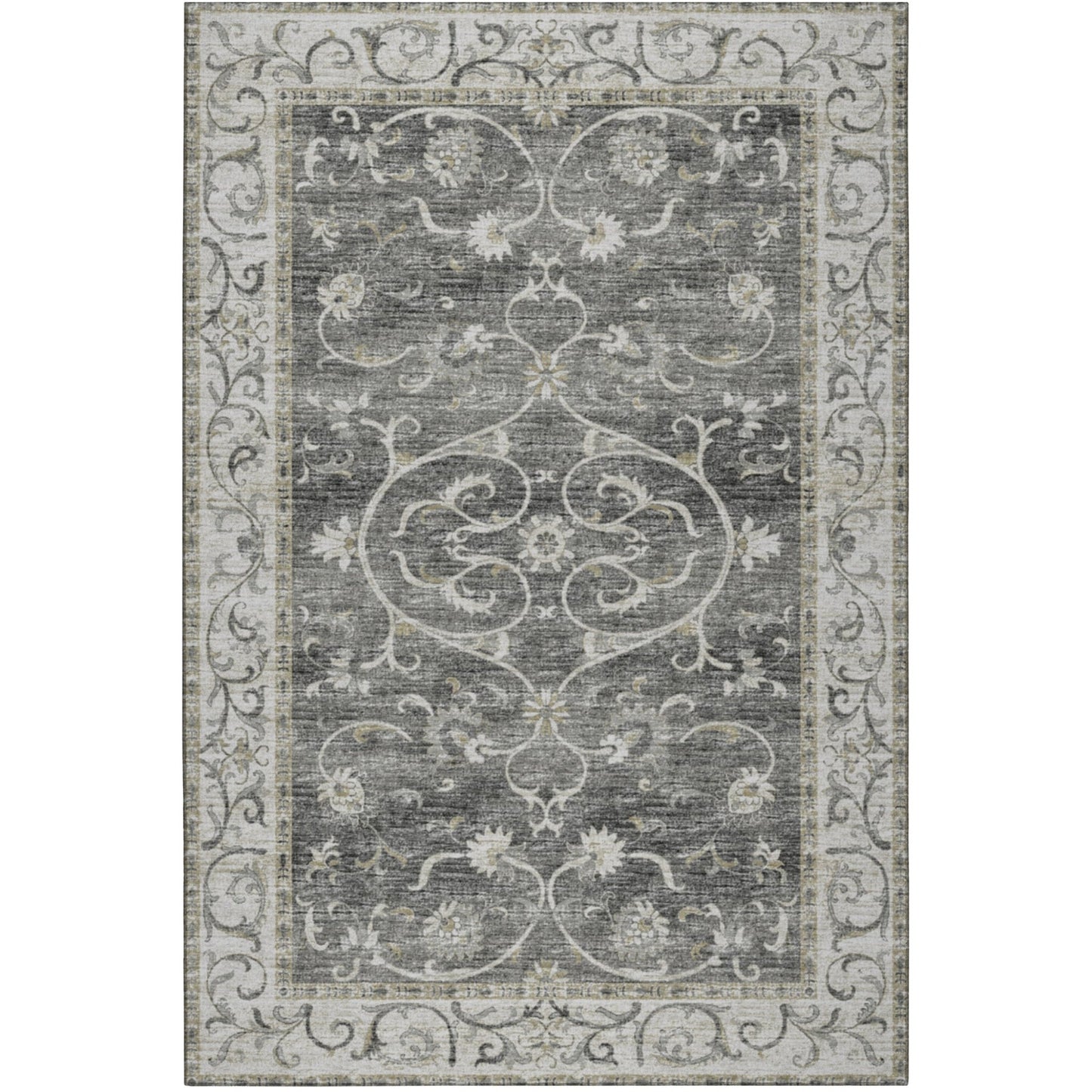 Dalyn Rugs Tuscany TU6 Charcoal Traditional Rug - Rugs - Dalyn Rugs - Atlanta Designer Rugs