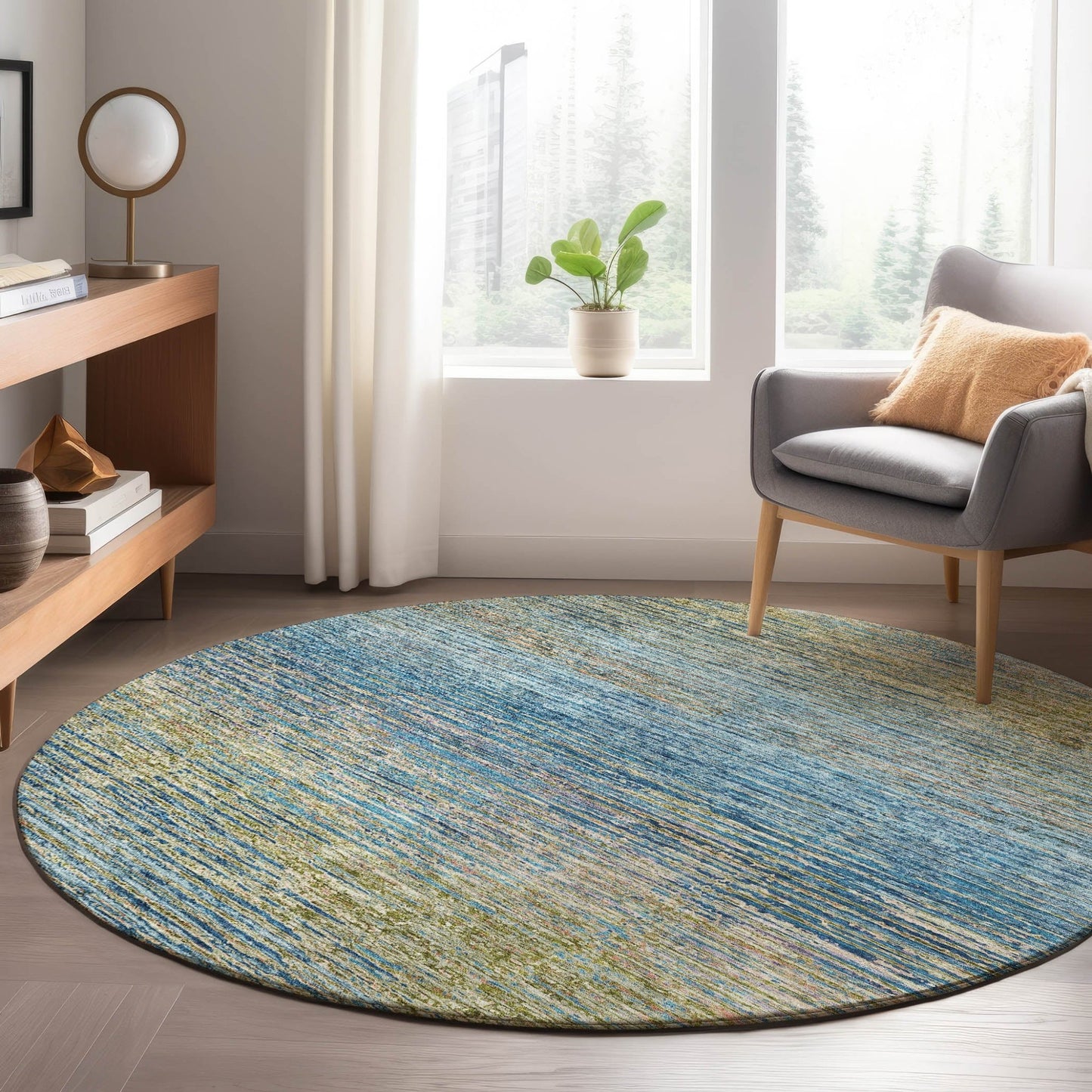 Dalyn Rugs Trevi TV1 Denim Transitional Rug - Rugs - Dalyn Rugs - Atlanta Designer Rugs