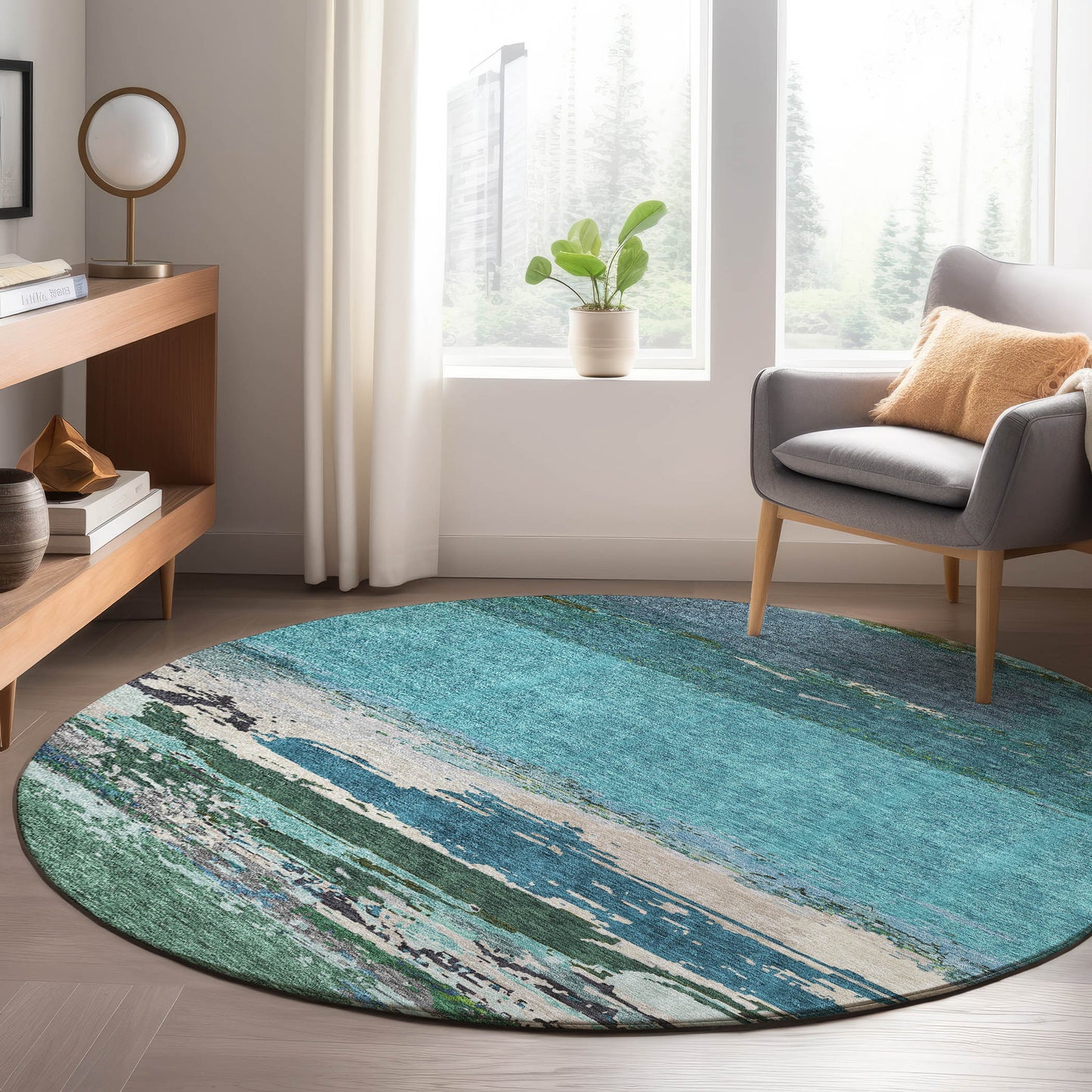 Dalyn Rugs Trevi TV8 Teal Transitional Rug - Rugs - Dalyn Rugs - Atlanta Designer Rugs