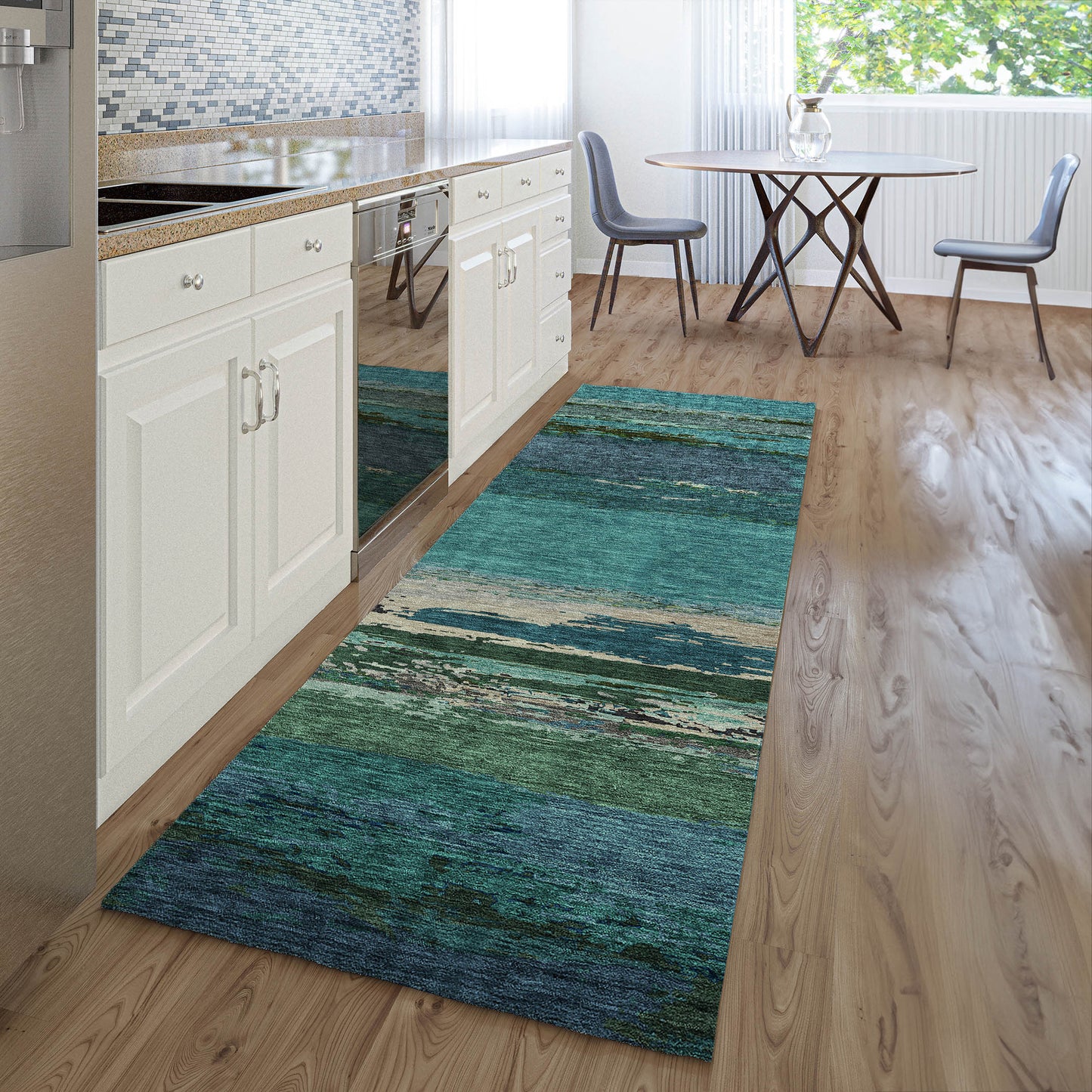 Dalyn Rugs Trevi TV8 Teal Transitional Rug - Rugs - Dalyn Rugs - Atlanta Designer Rugs