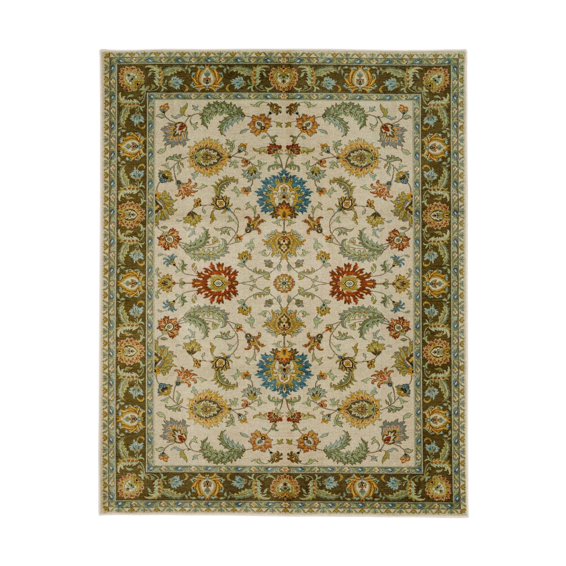 Karastan Kaleidoscope ZS031 Beige Machinemade Rug - Rugs - Karastan - Atlanta Designer Rugs