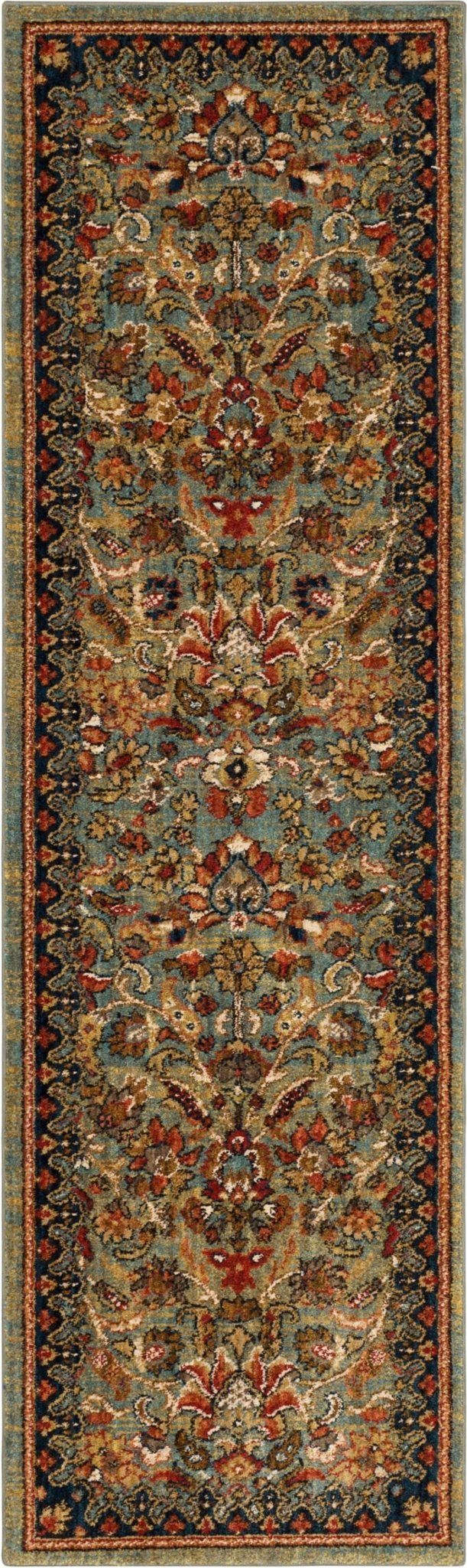 Karastan Spice Market 90662 Aquamarine Traditional Machinemade Rug - Rugs - Karastan - Atlanta Designer Rugs