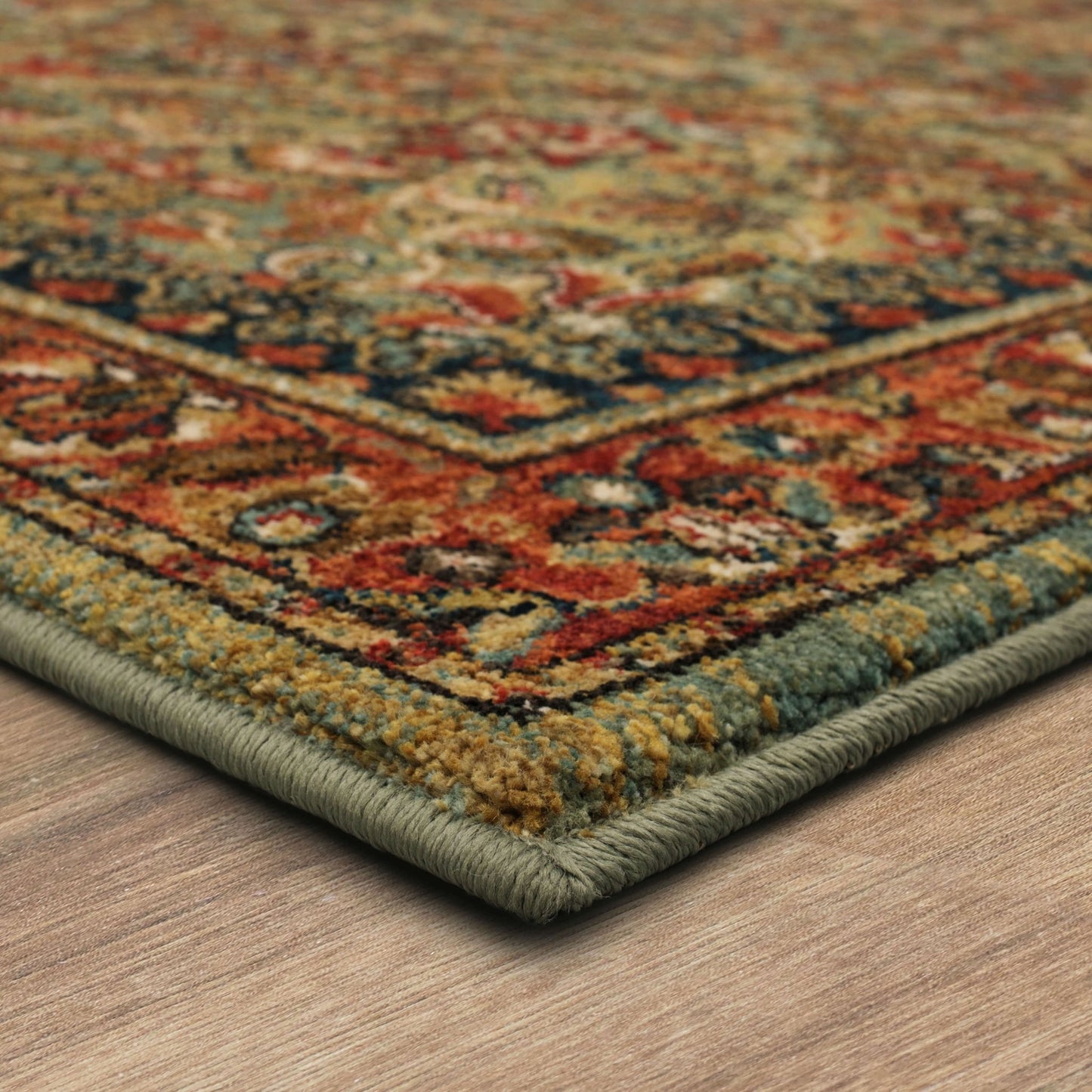 Karastan Spice Market 90662 Aquamarine Traditional Machinemade Rug - Rugs - Karastan - Atlanta Designer Rugs