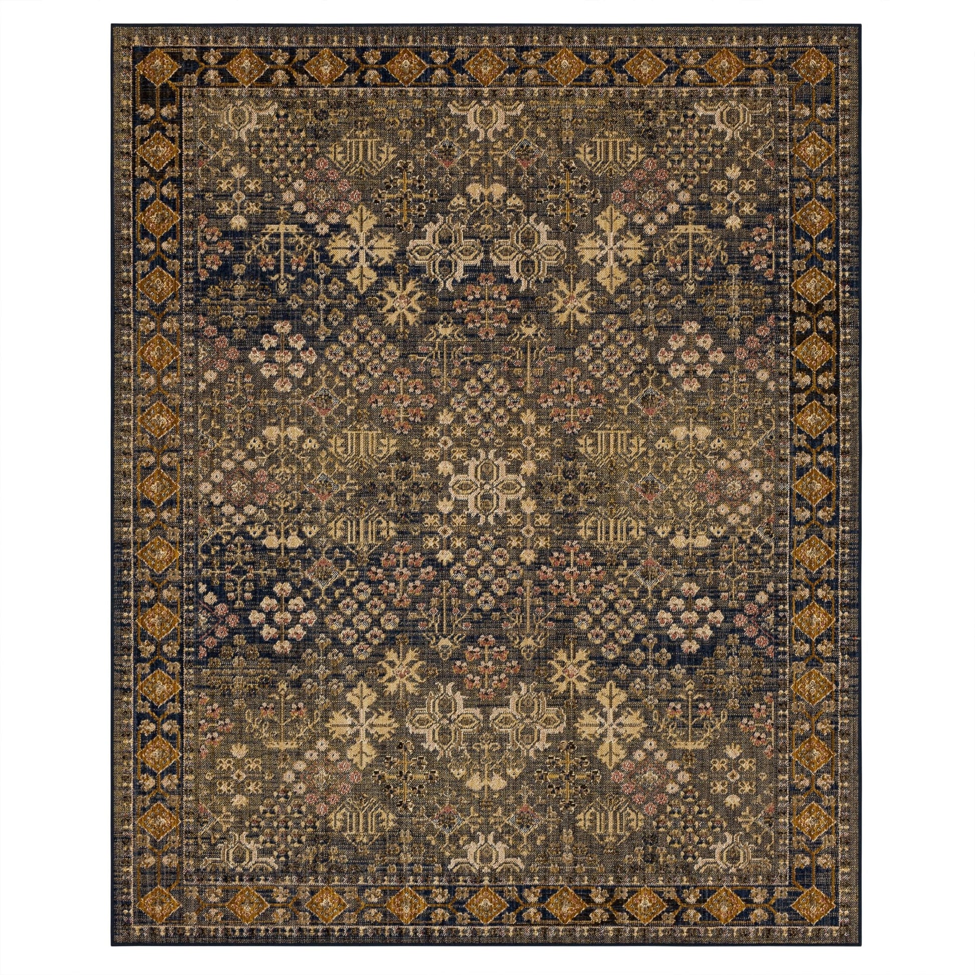 Karastan Bedouin 92604 Navy Traditional Machinemade Rug - Rugs - Karastan - Atlanta Designer Rugs