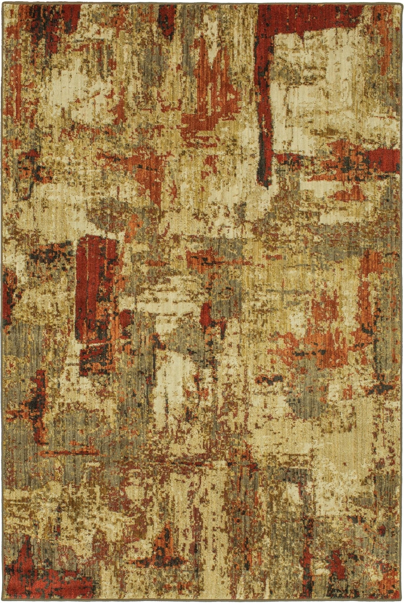 Karastan Elements 91420 Gold Casual Machinemade Rug - Rugs - Karastan - Atlanta Designer Rugs