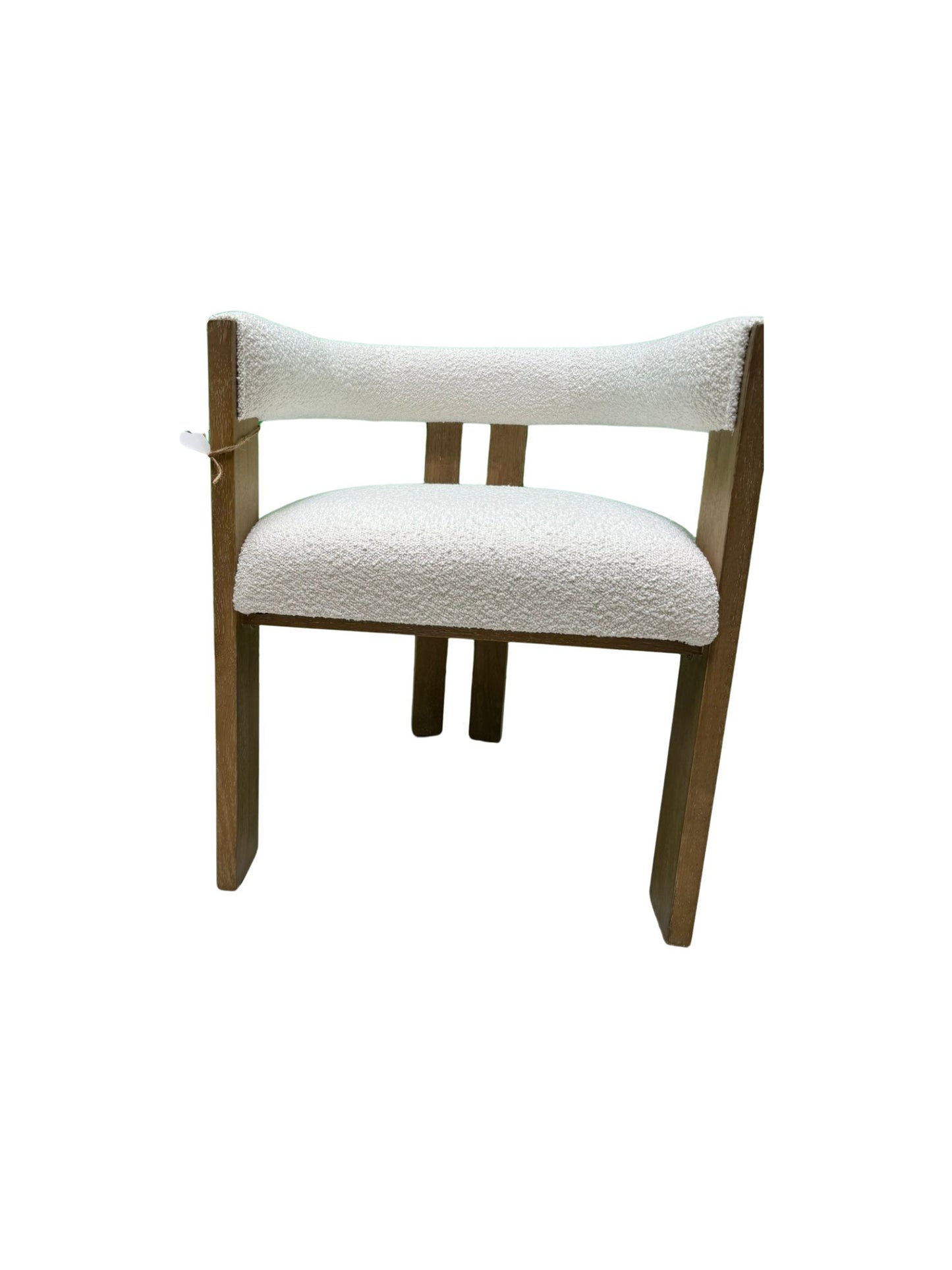 Eclectic Home Dining Chair Trident Ivory  Arm Chair Furniture