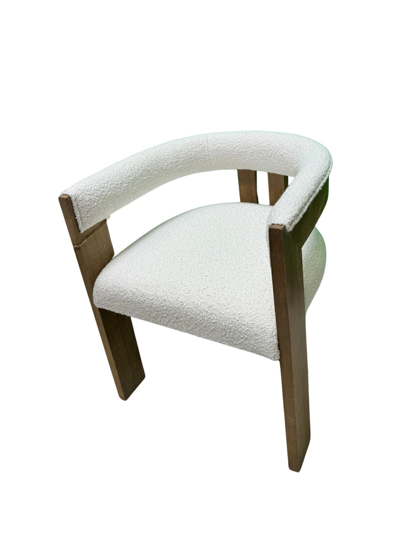 Eclectic Home Dining Chair Trident Ivory  Arm Chair Furniture