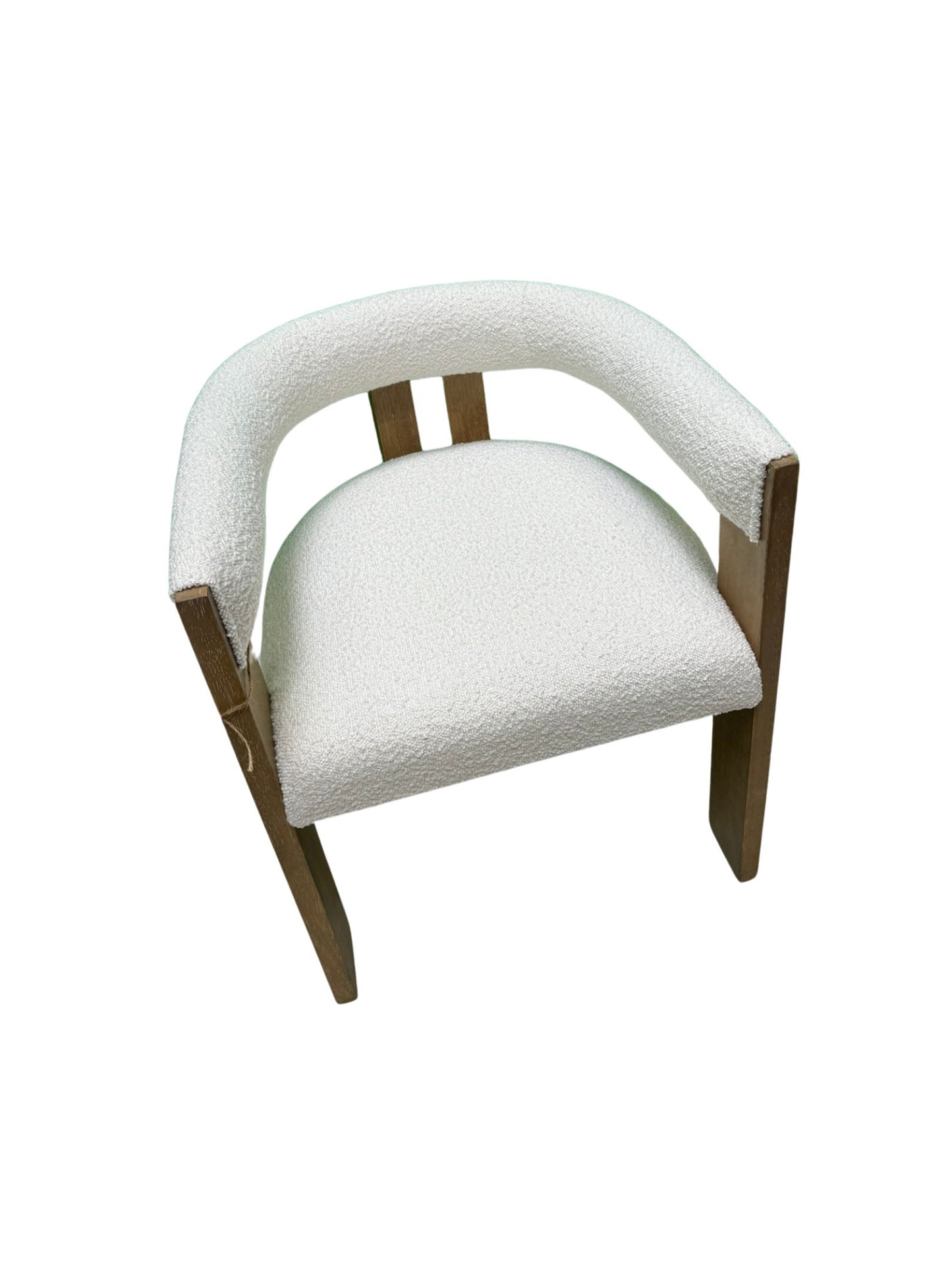 Eclectic Home Dining Chair Trident Ivory  Arm Chair Furniture