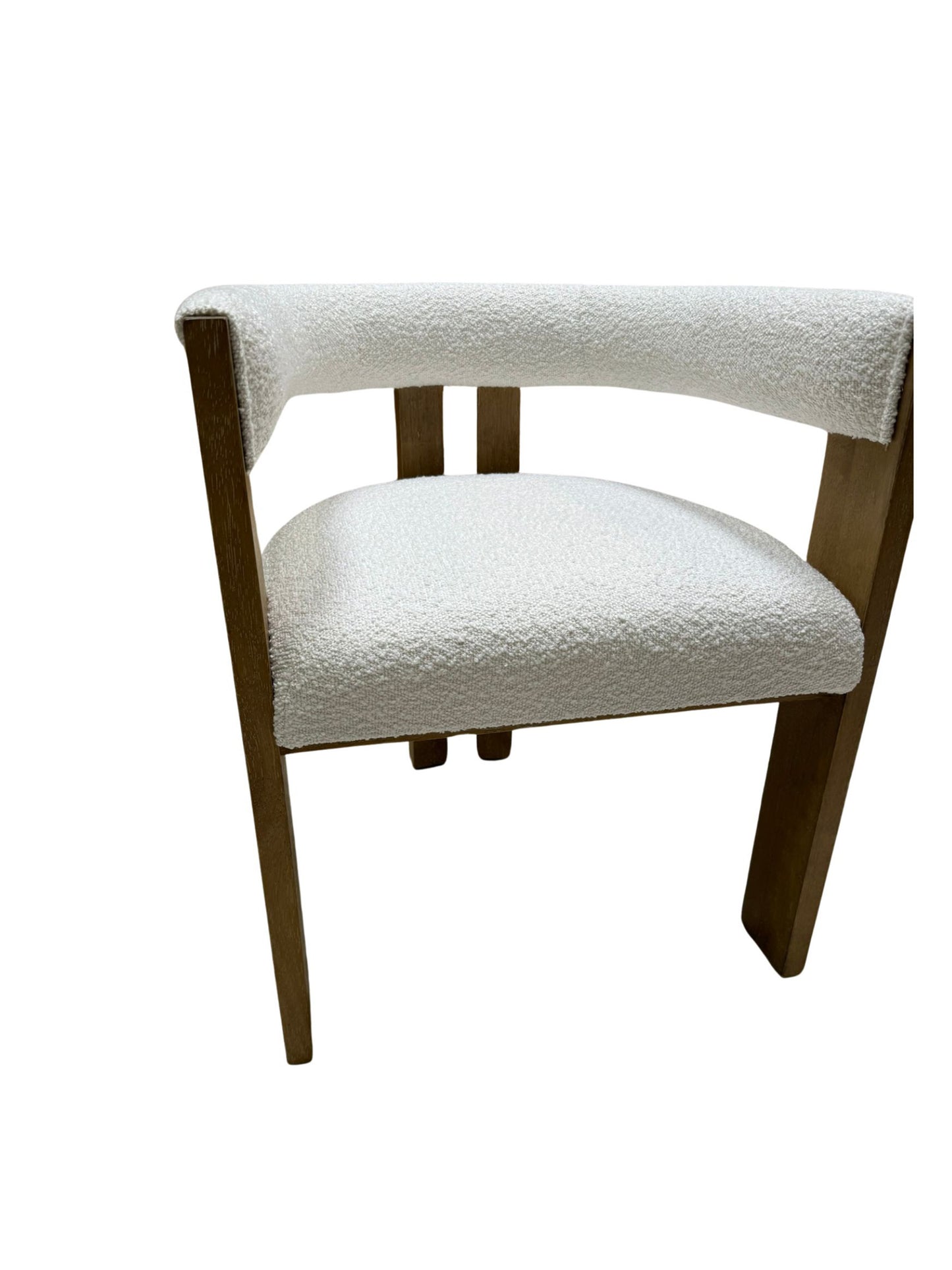 Eclectic Home Dining Chair Trident Ivory  Arm Chair Furniture