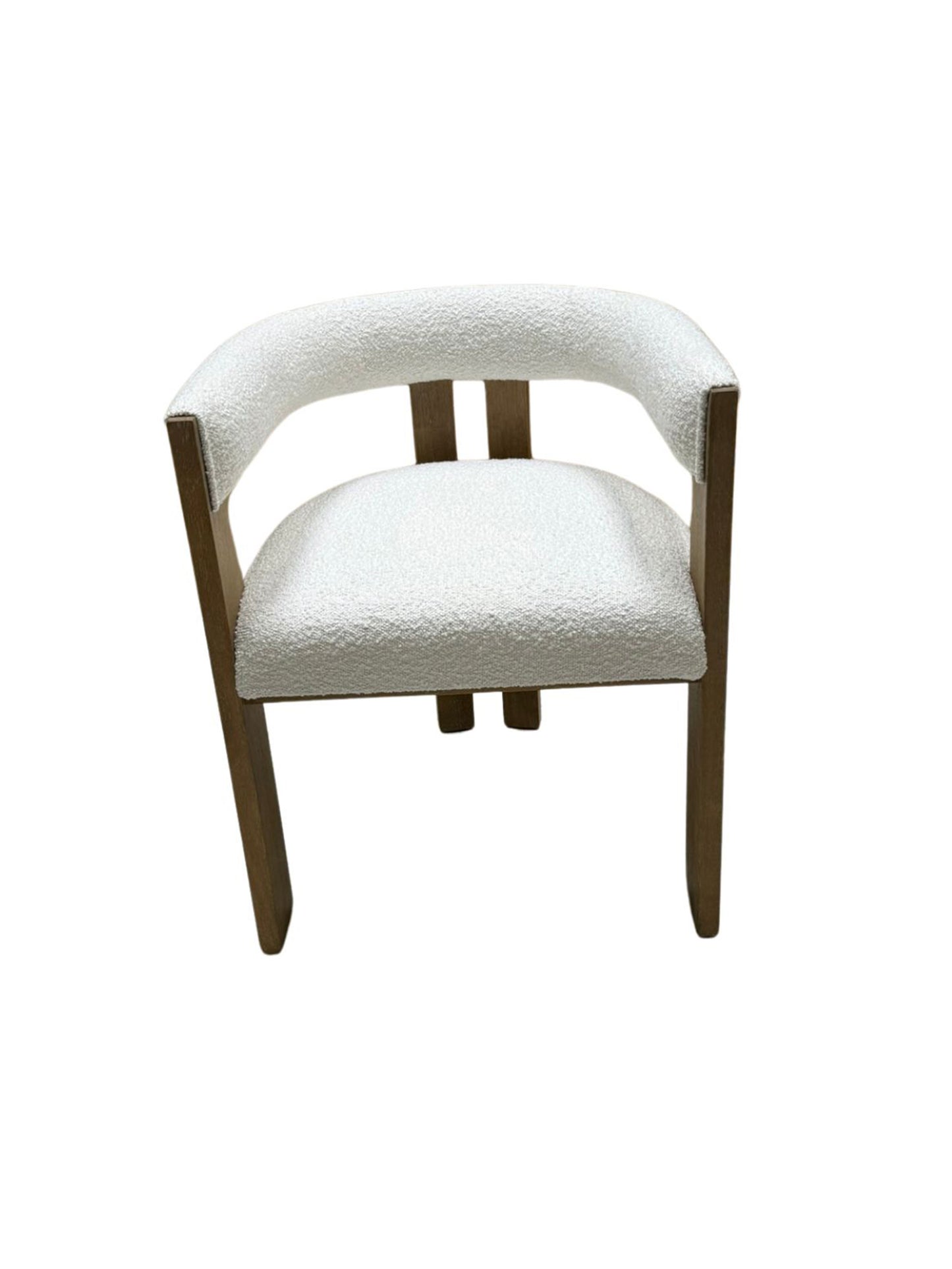 Eclectic Home Dining Chair Trident Ivory  Arm Chair Furniture