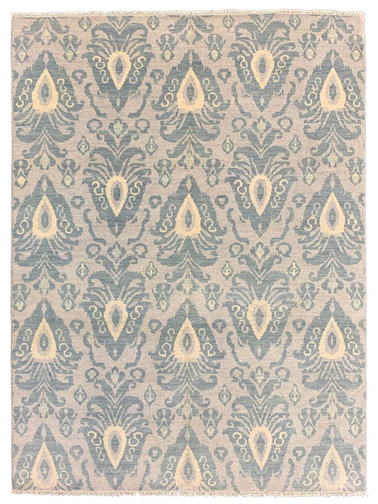 Artisan Amanda Silver Transitional Knotted Rug - Rugs - Artisan - Atlanta Designer Rugs